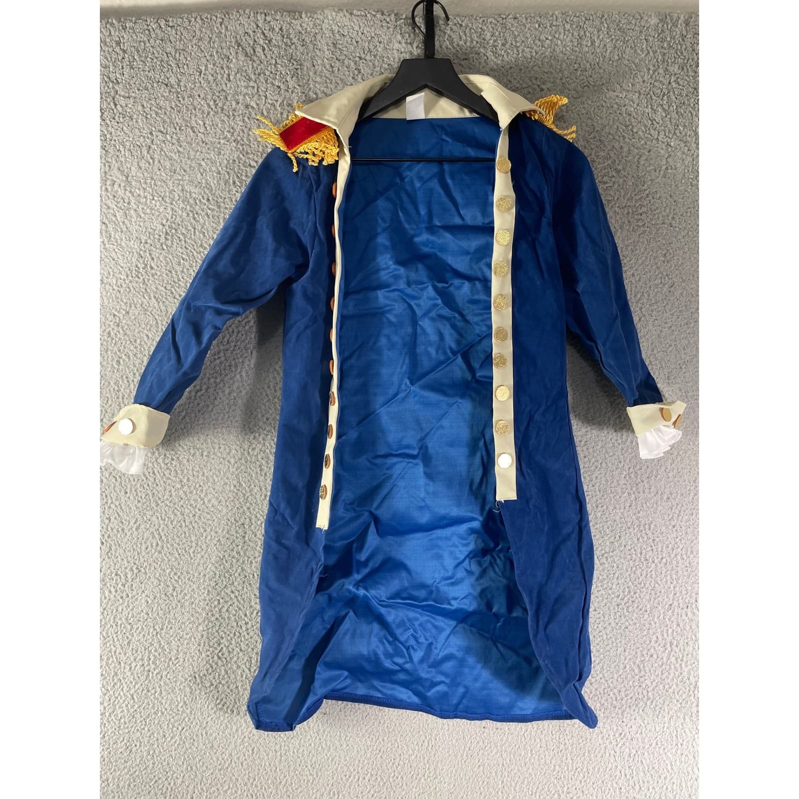 Spooktacular Creations George Washington Costume Kids M Colonial Wig Hat Blue - Thumbnail 4