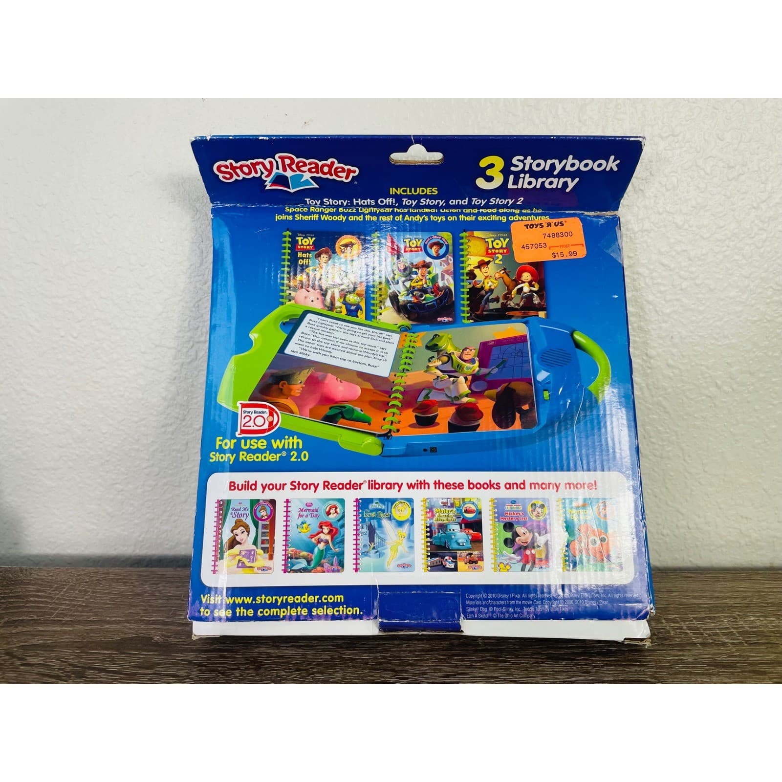 Disney Pixar Toy Story Reader 2.0 3 Book Library Cartridge Toys R Us Exclusive - Thumbnail 7