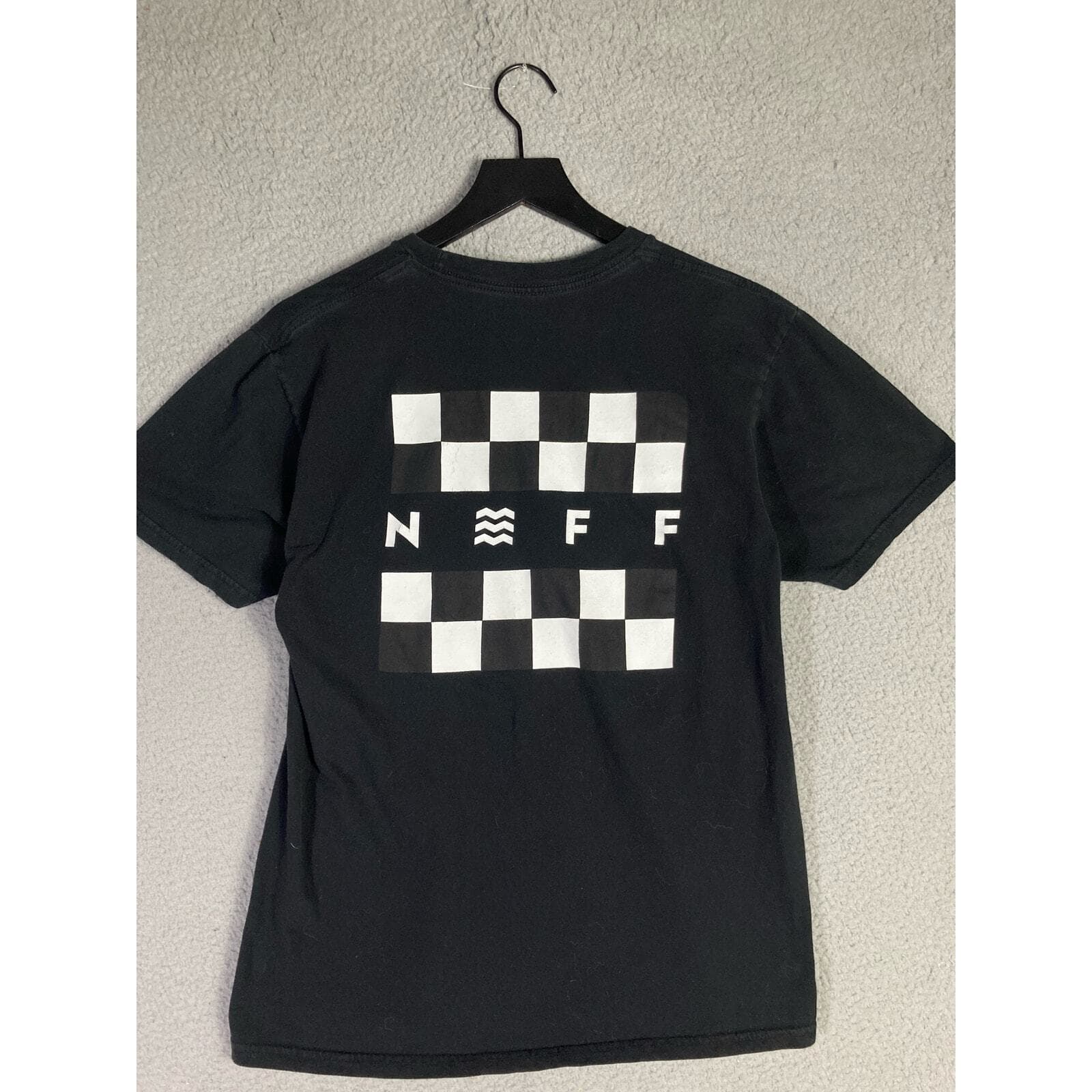 Neff Men's Black Graphic Surf Skate Beach Tee Shirt Size M - Thumbnail 3
