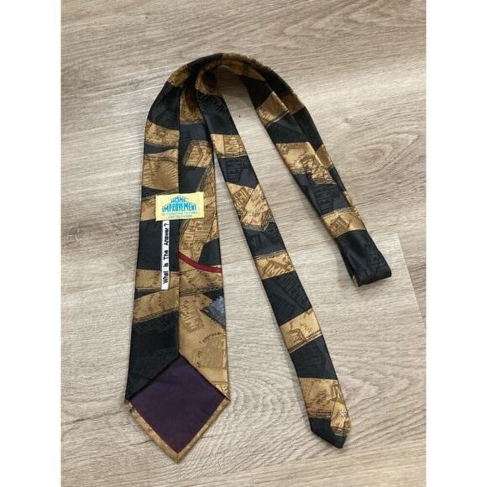 Vintage Home Improvement Power Tools Necktie "The Answer is More Power" - Thumbnail 6