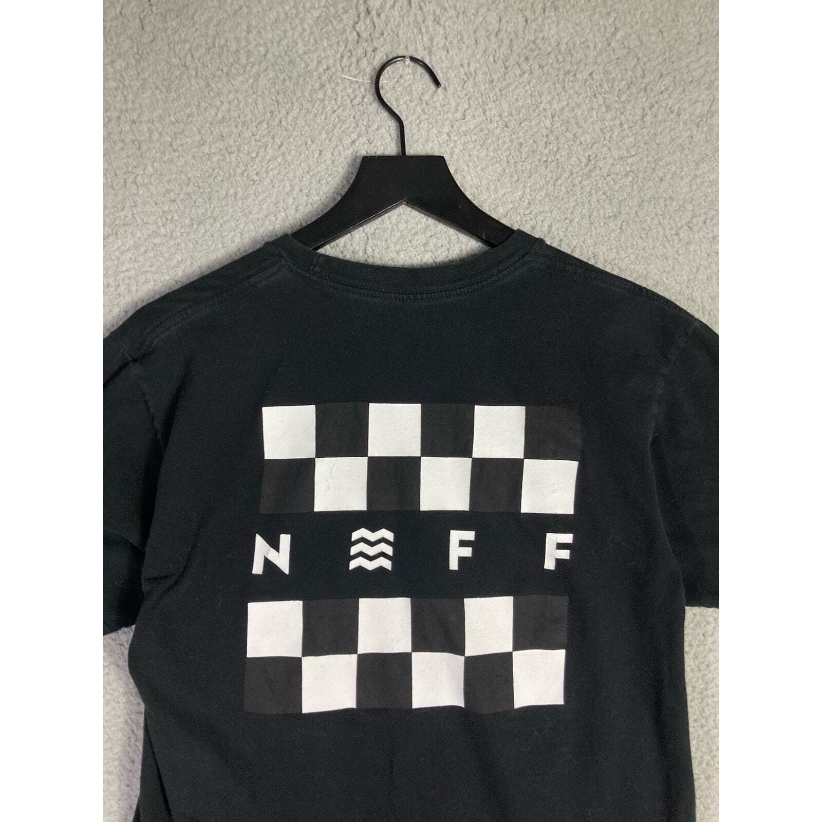 Neff Men's Black Graphic Surf Skate Beach Tee Shirt Size M - Thumbnail 4