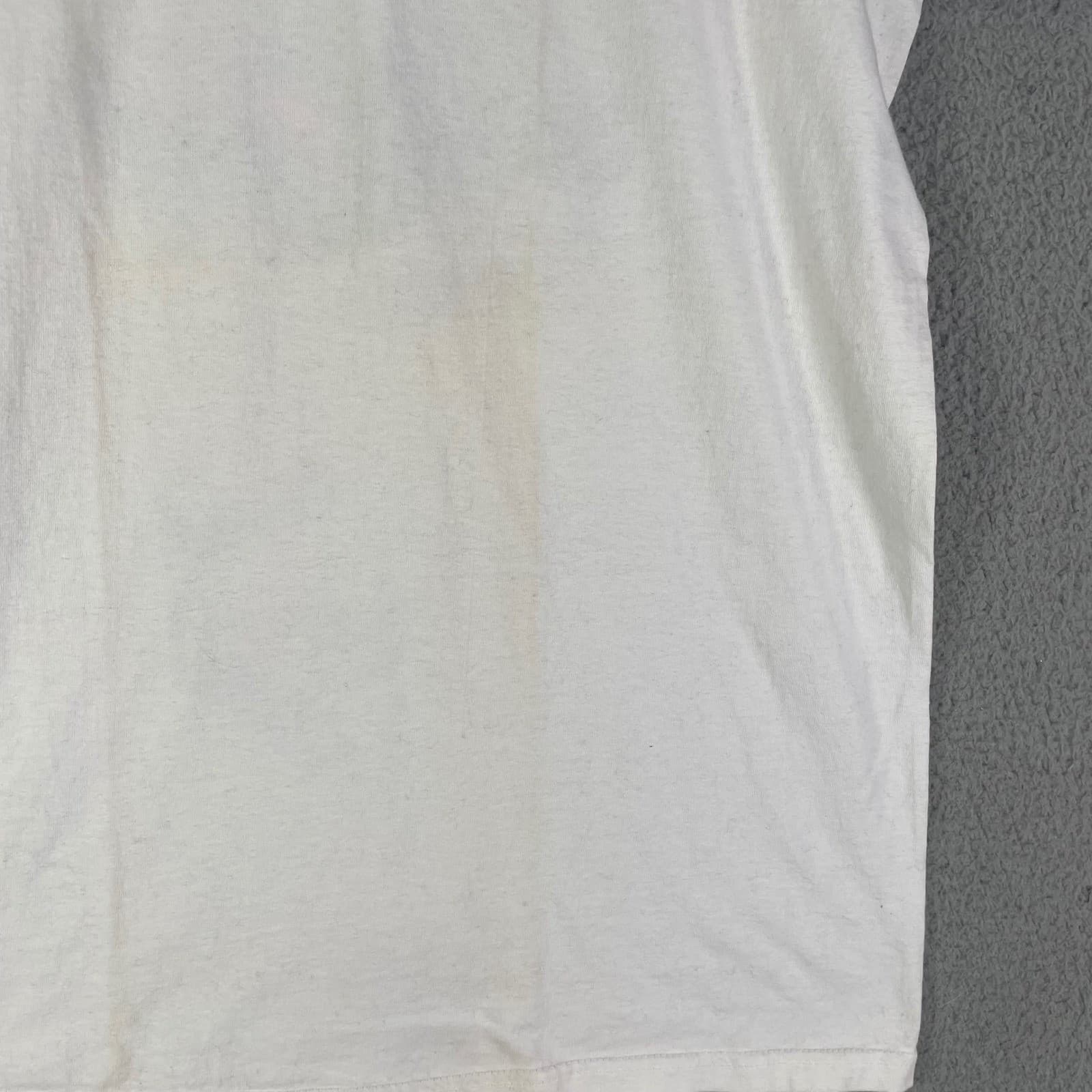 Vintage Jeffs Pirate Cove Raglan T Shirt Blue White Made USA King Cotton Guam - Thumbnail 6