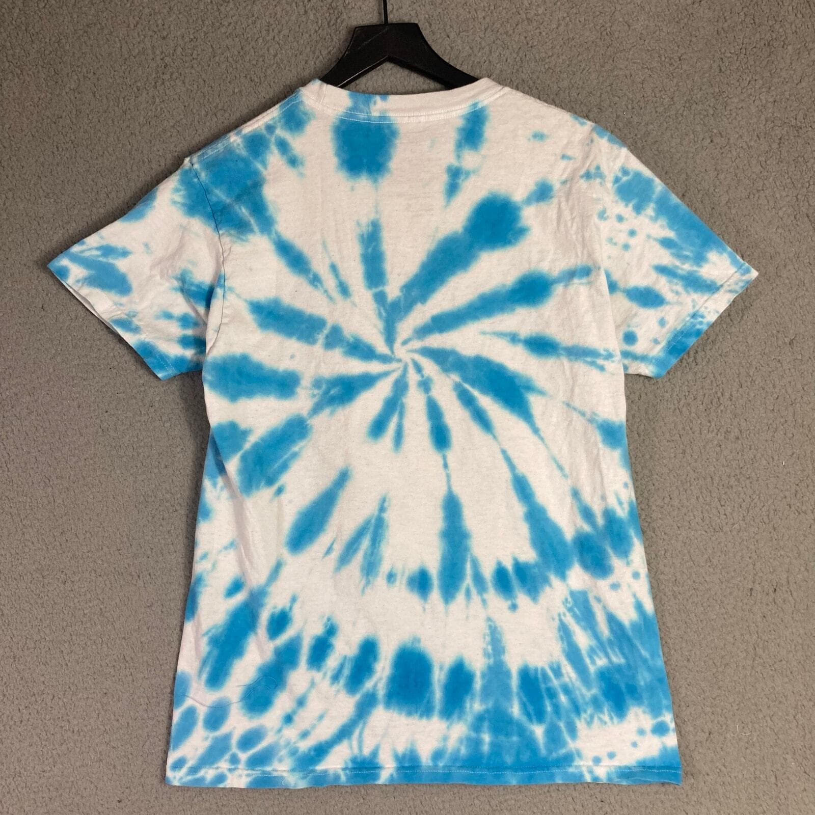 Aaliyah Women's Tie Dye Graphic Tee Blue Medium Music Retro Casual Top - Thumbnail 7