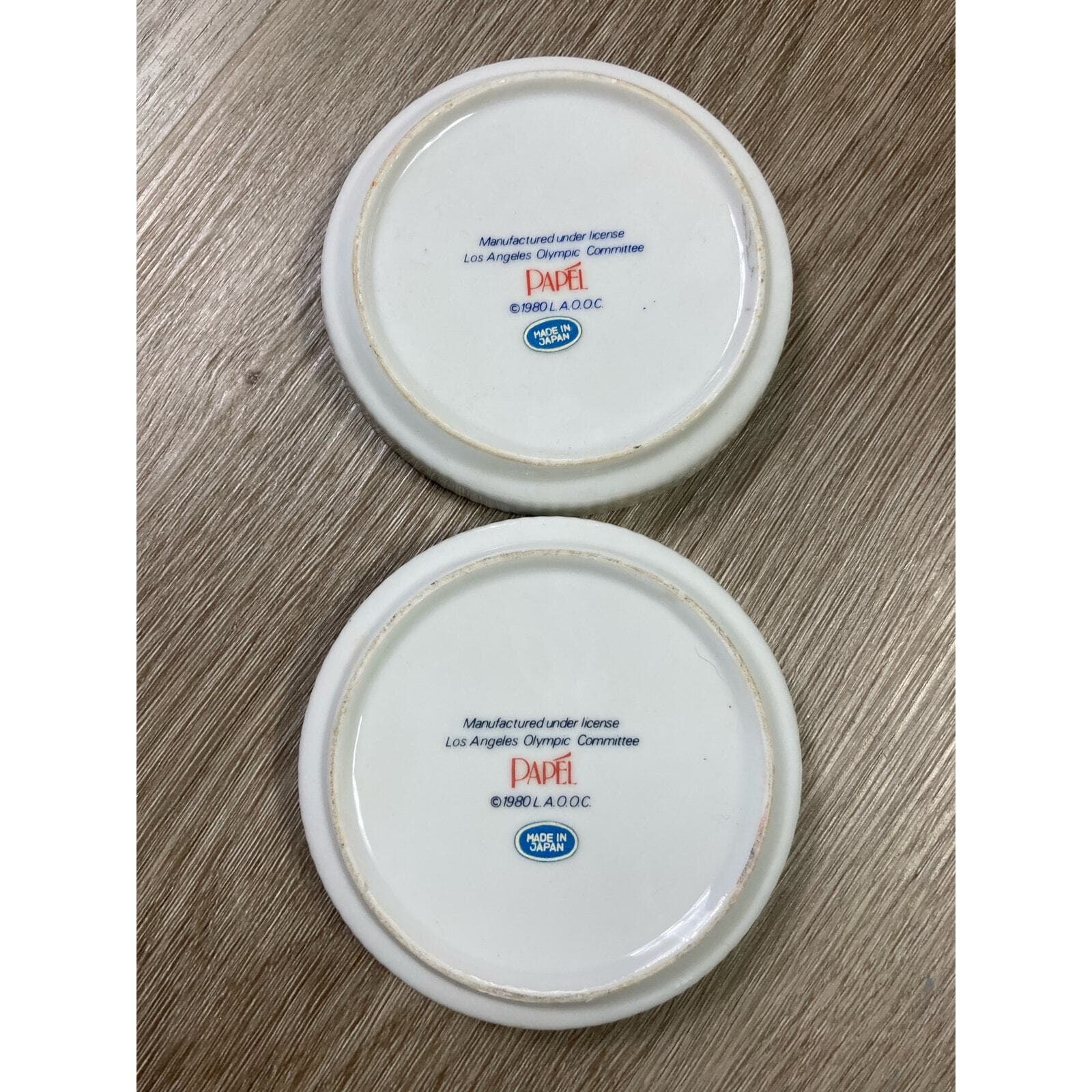 Vintage 1984 Los Angeles Olympics Plates Set Olympic Rings USA LA84 Collectible - Thumbnail 4