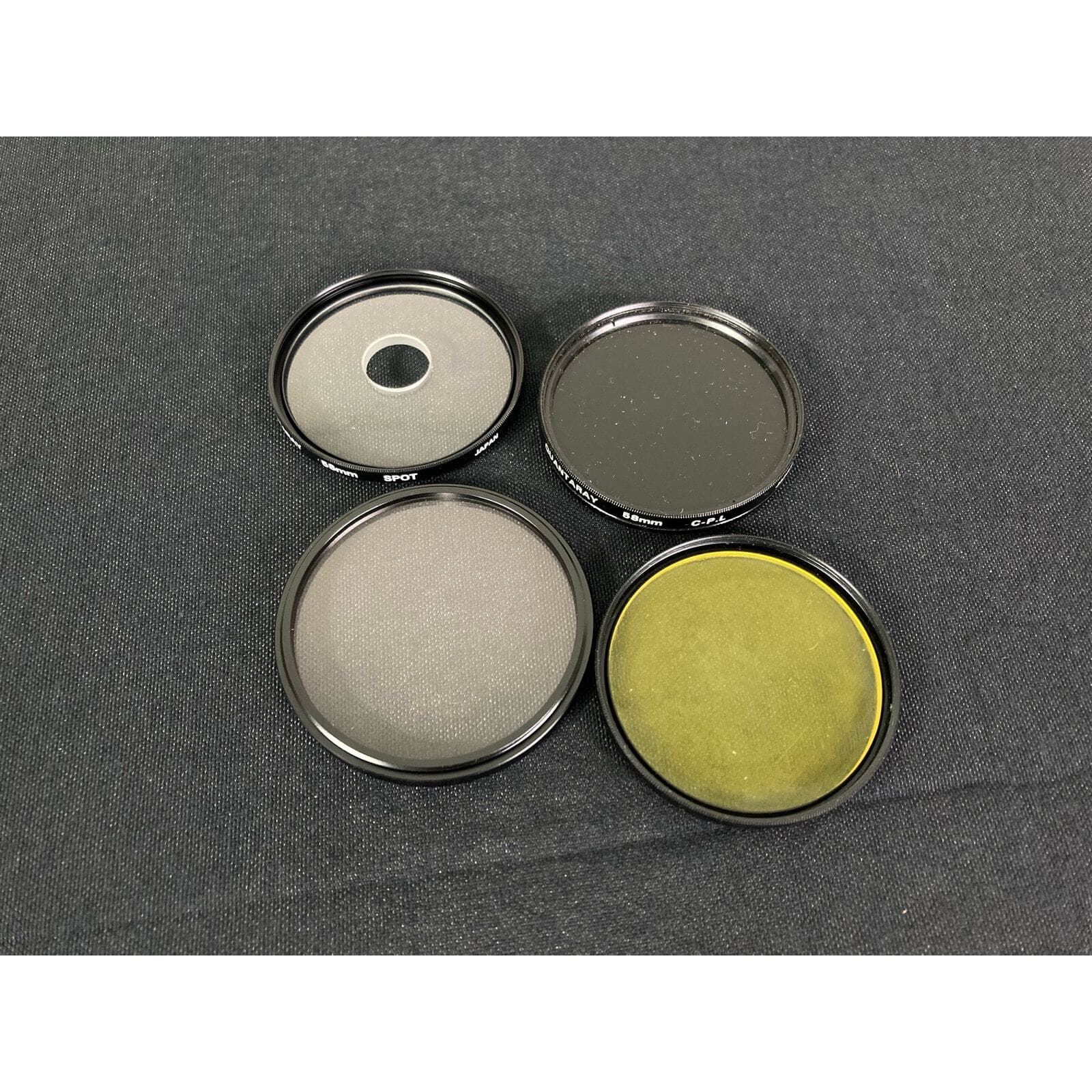 Vintage Quantaray Camera Filters 58mm 62mm Bundle with Cleaning Paper Kit 90s - Thumbnail 6
