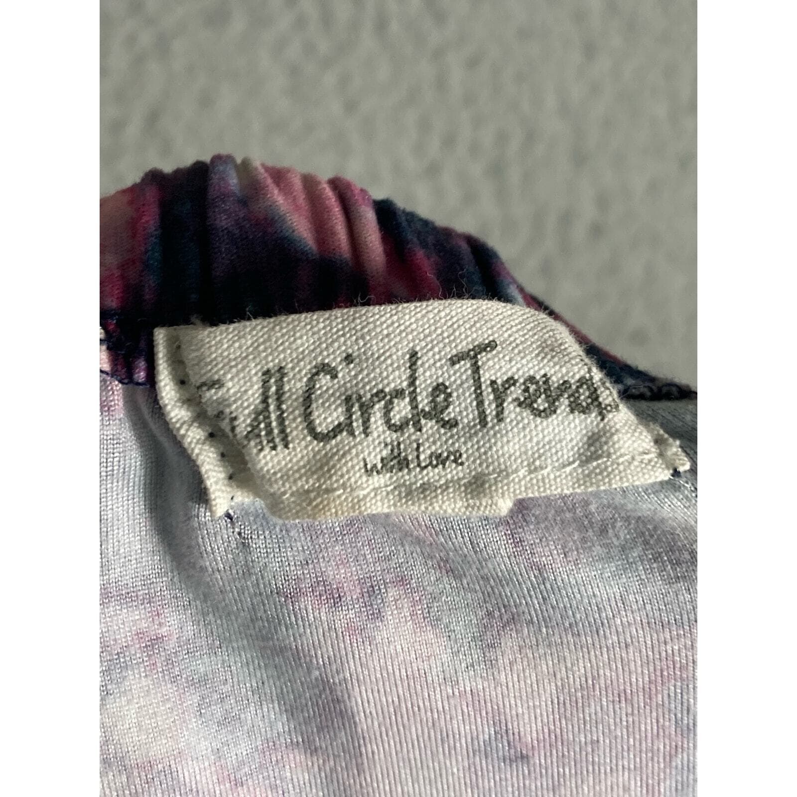 Women's Tie Dye Button-Up Knee Length Dress Multicolor Size L Vintage - Thumbnail 3