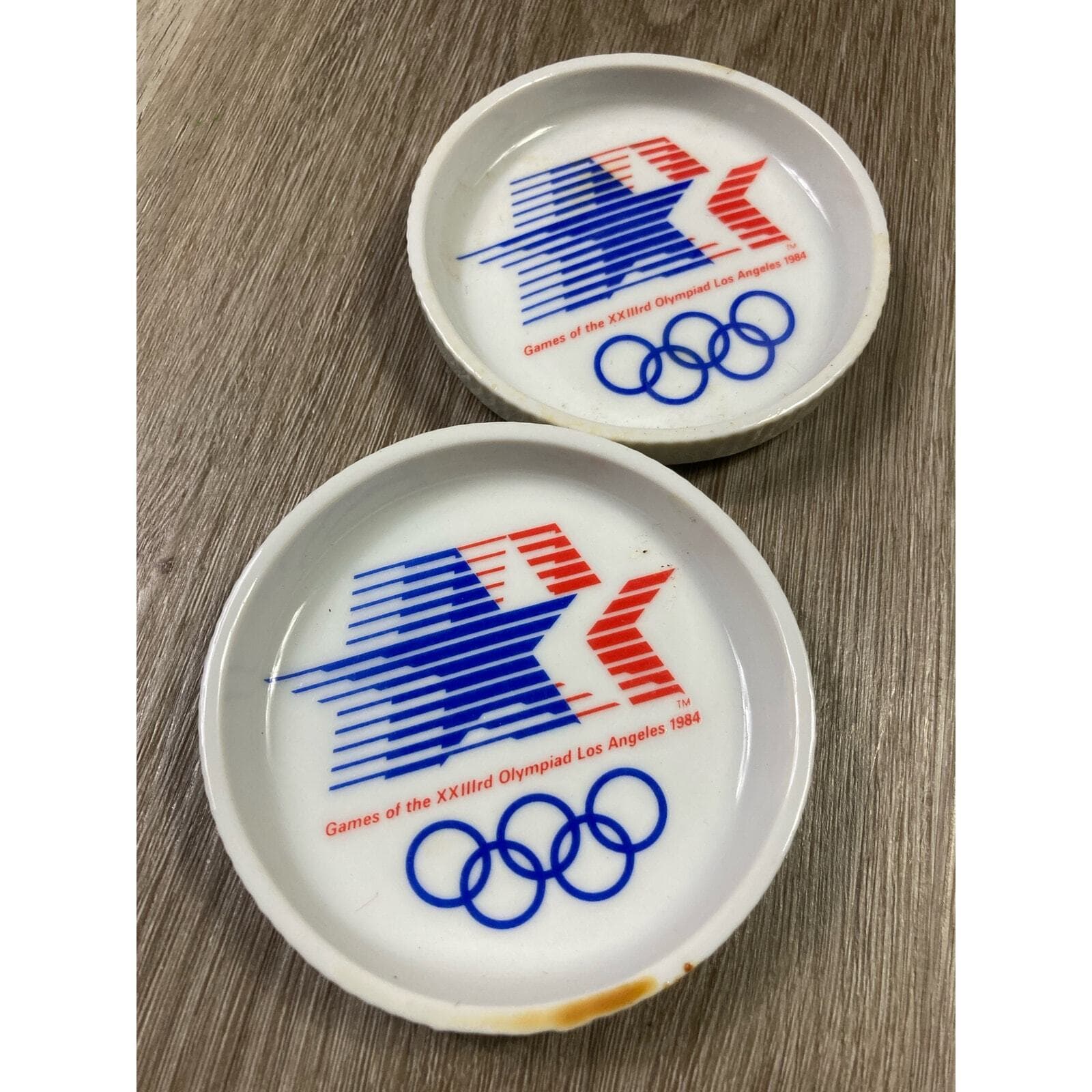 Vintage 1984 Los Angeles Olympics Plates Set Olympic Rings USA LA84 Collectible - Thumbnail 8