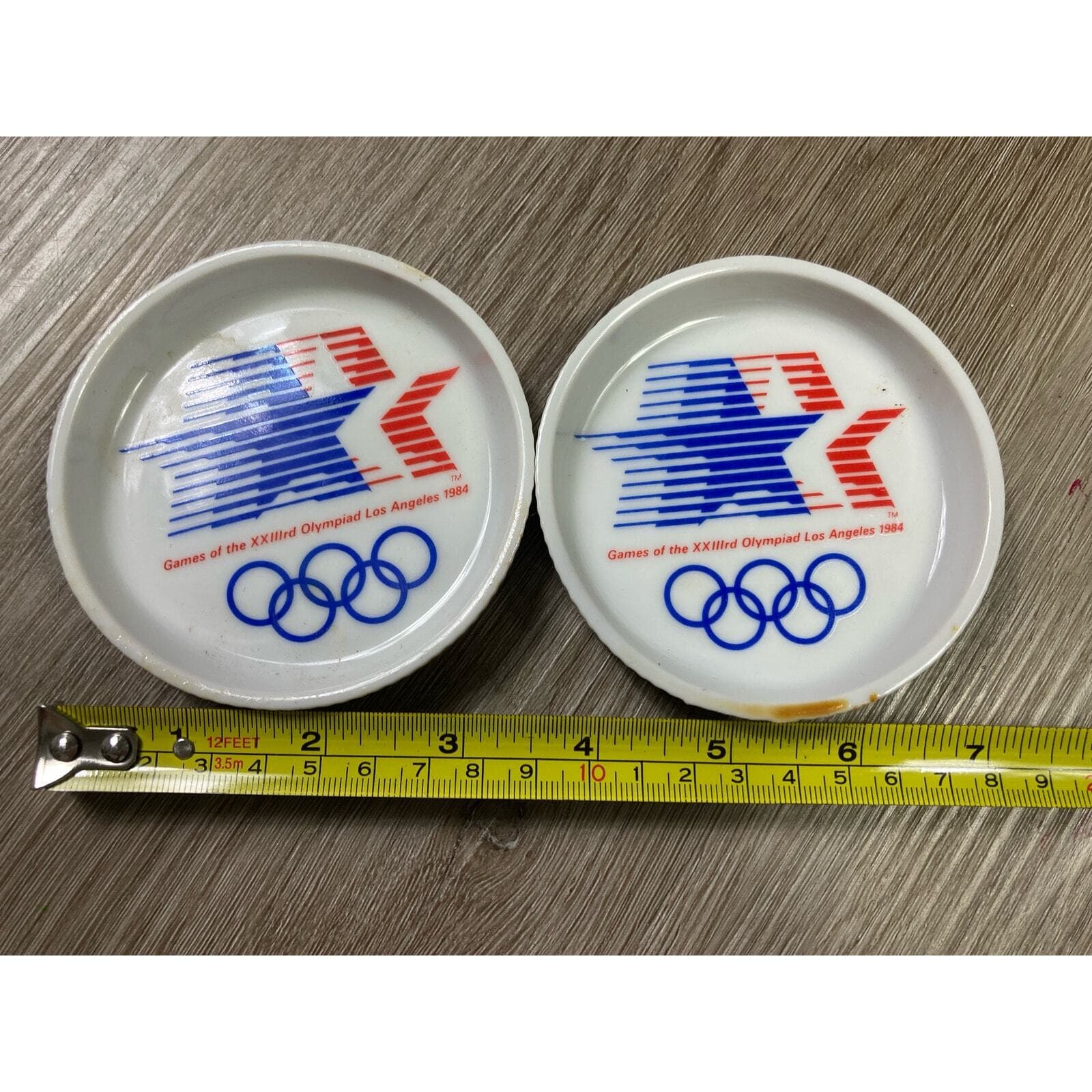 Vintage 1984 Los Angeles Olympics Plates Set Olympic Rings USA LA84 Collectible - Thumbnail 7