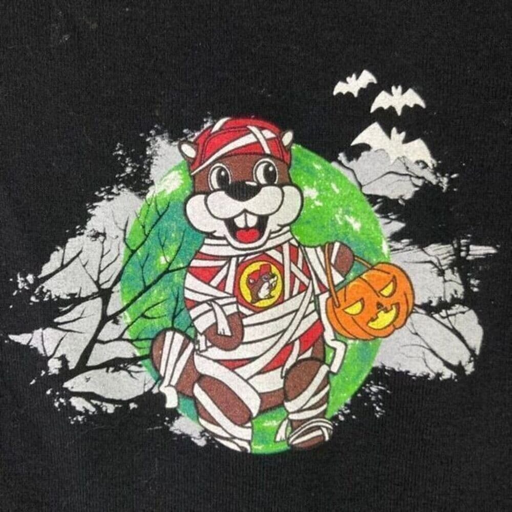 Buc-ees Baby Beaver Bucees Size 18 Months Gas Station Halloween One Piece Romper - Thumbnail 6