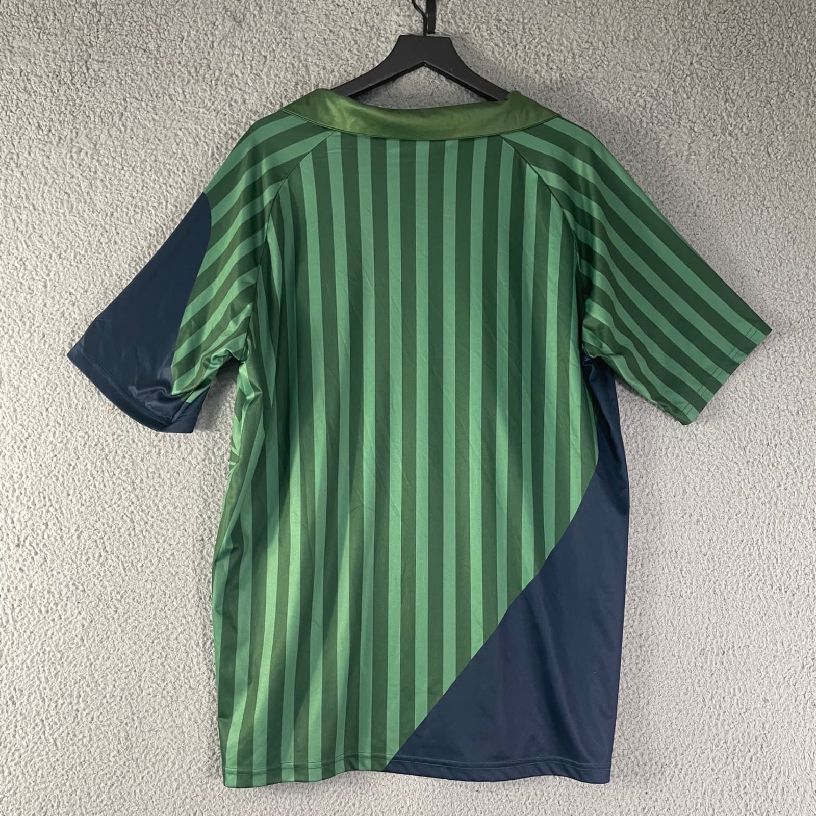 GAA Irish Memories Lansdowne Eire Heritage Jersey Mens XXL Green Navy Gaelic Top - Thumbnail 9