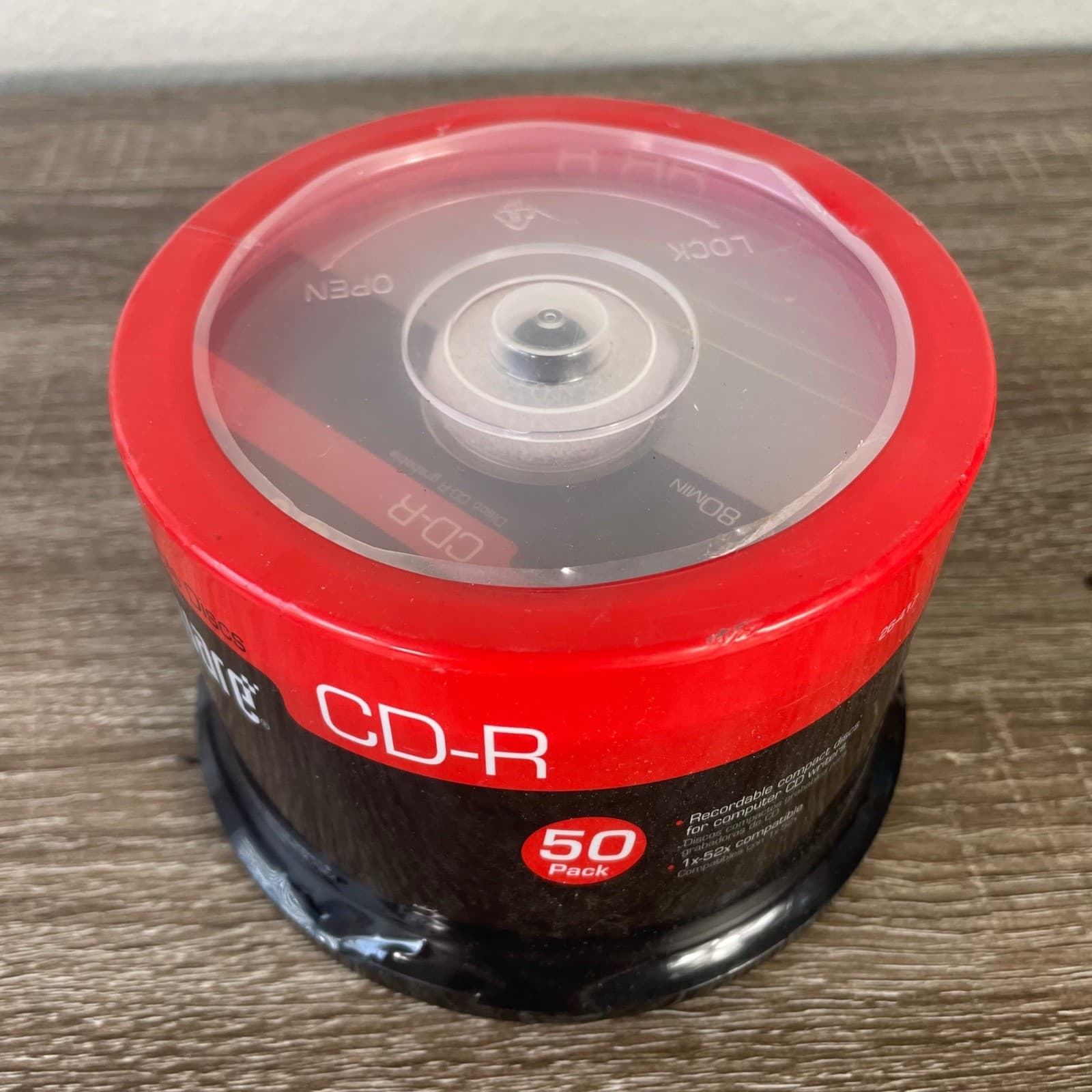 Gigaware CD R 50 Pack 700MB 80 Min 52X Recordable Blank Discs Sealed New - Thumbnail 6
