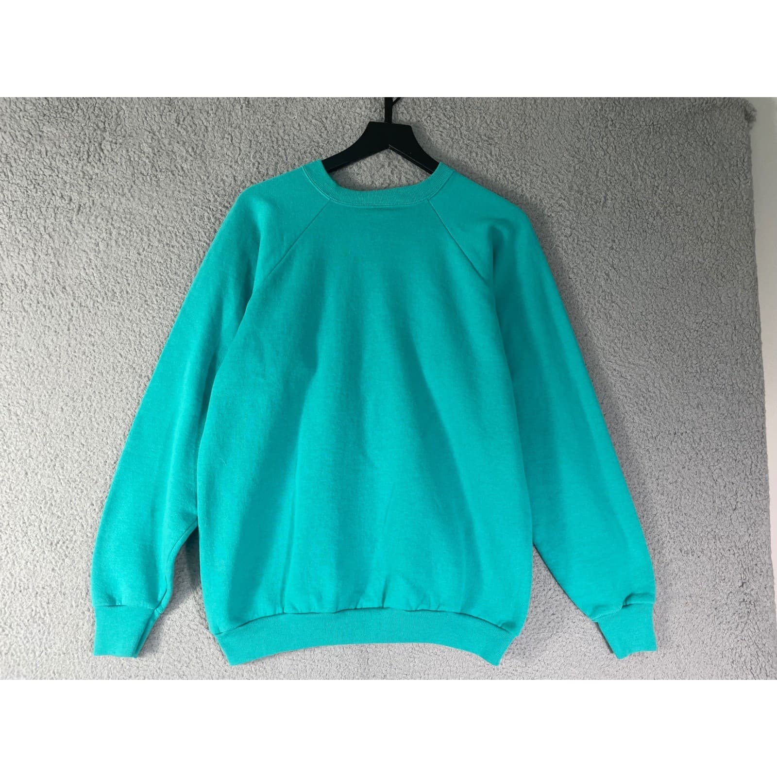 Vintage Killarney Graphic Sweatshirt XL Turquoise Irish Celtic Art Screen Stars - Thumbnail 7