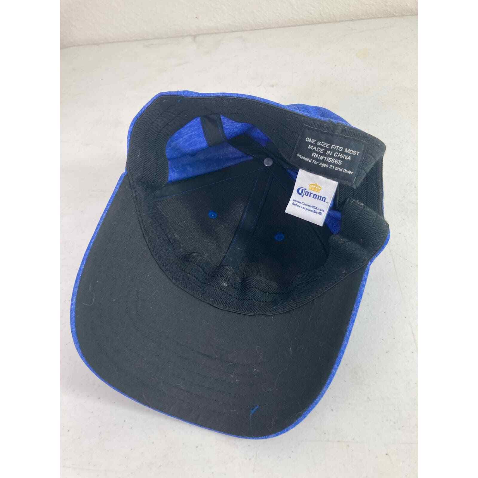 Corona Extra Beer Snapback Hat Unisex Blue Adjustable Brewery Dad Hat Casual - Thumbnail 8