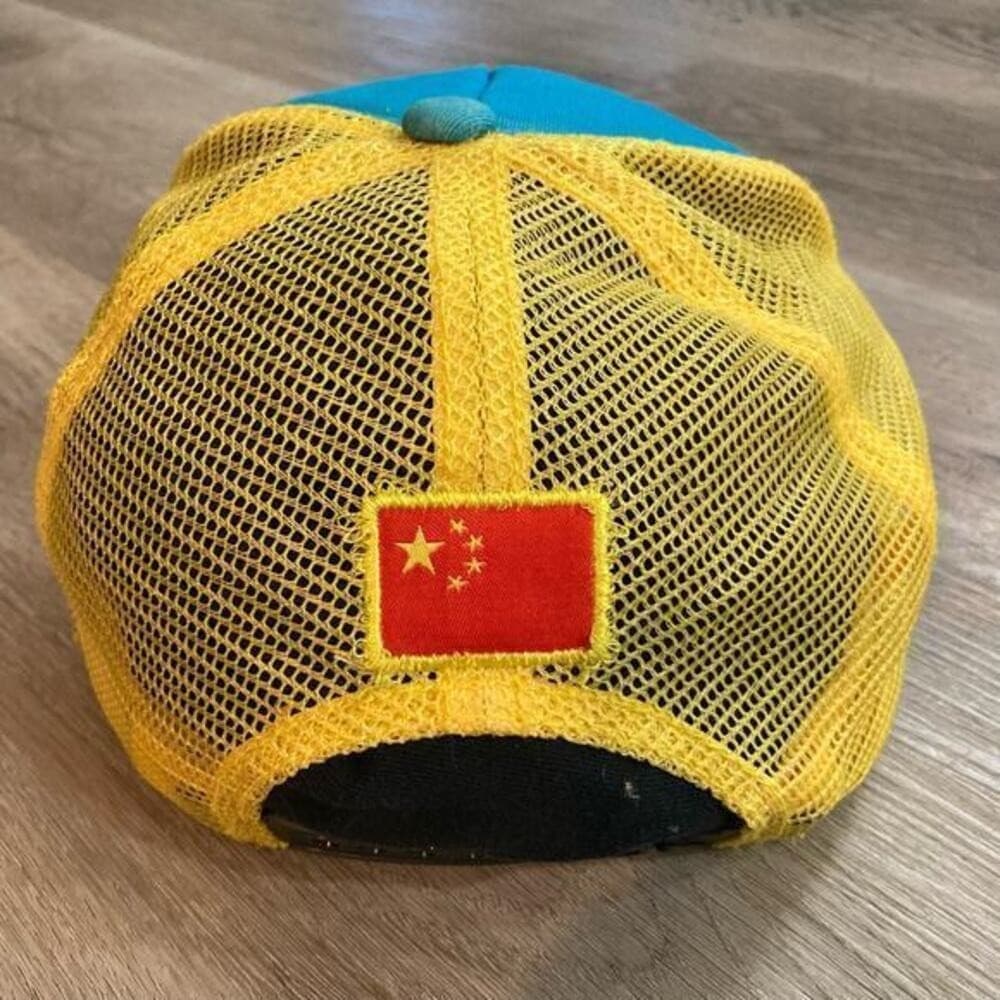 Alvaro Bautista Superbike Racing Trucker Hat Blue Yellow Snapback SBK Moto - Thumbnail 5