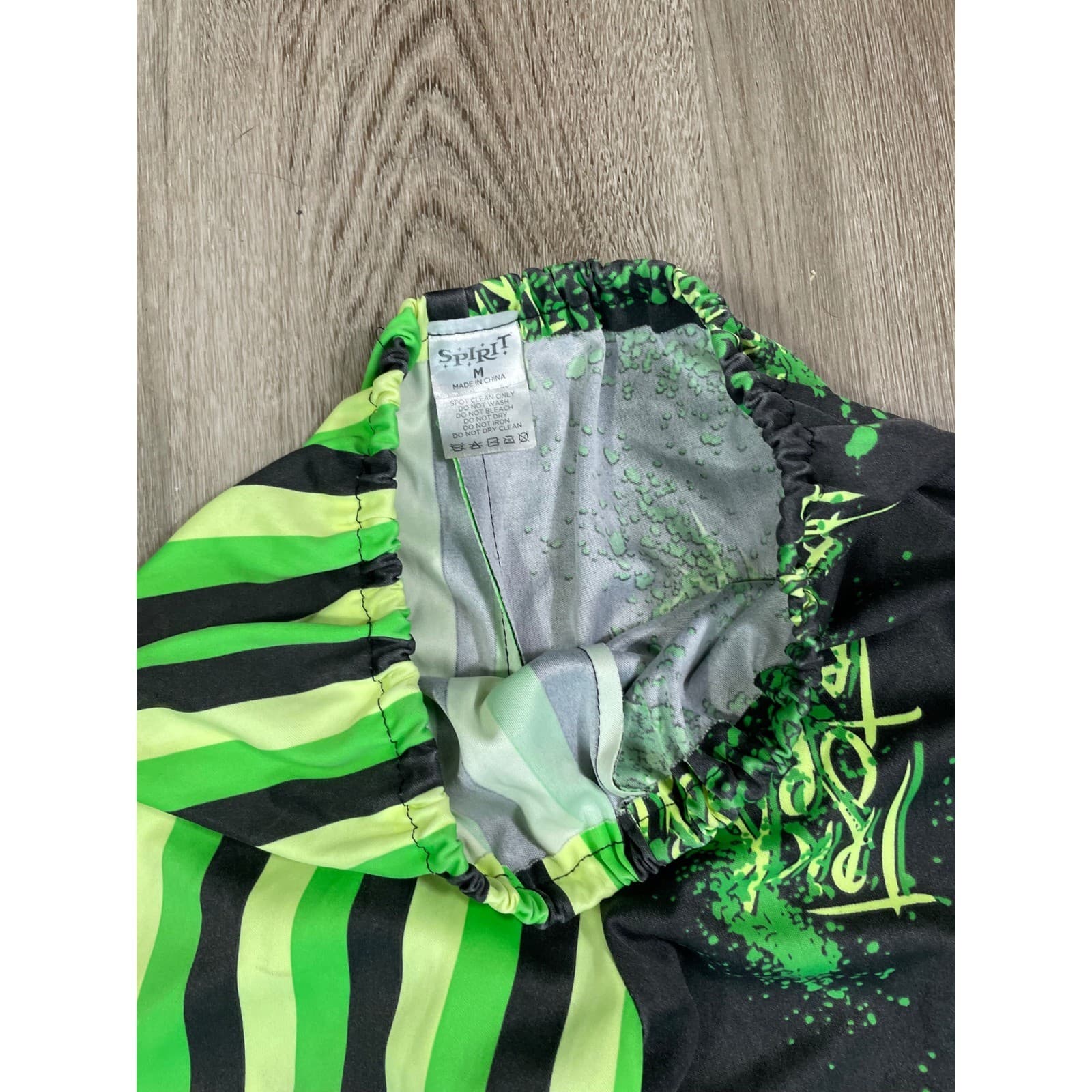 Spirit Halloween Kids Clown Costume M 8-10 Green Black Jester Trick Treat Outfit - Thumbnail 10