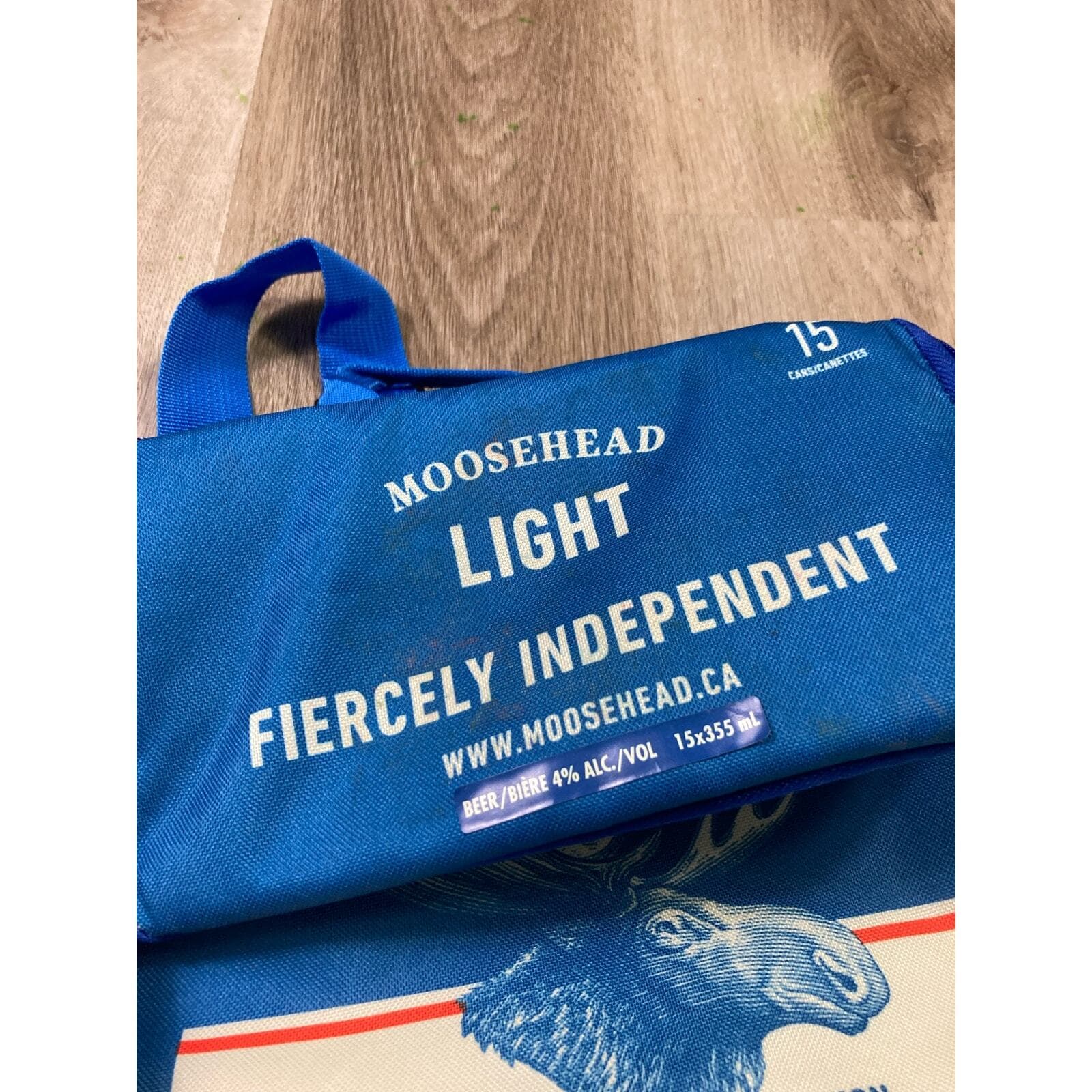 Moosehead Light Beer Backpack Cooler 15 Can Capacity Blue Insulated Vintage - Thumbnail 5