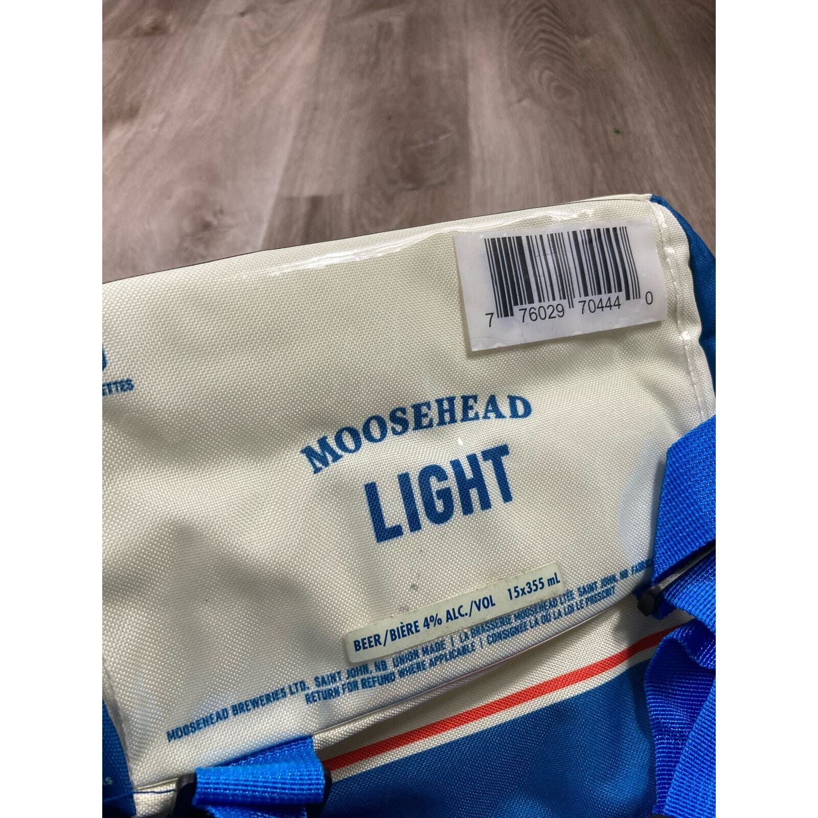 Moosehead Light Beer Backpack Cooler 15 Can Capacity Blue Insulated Vintage - Thumbnail 7