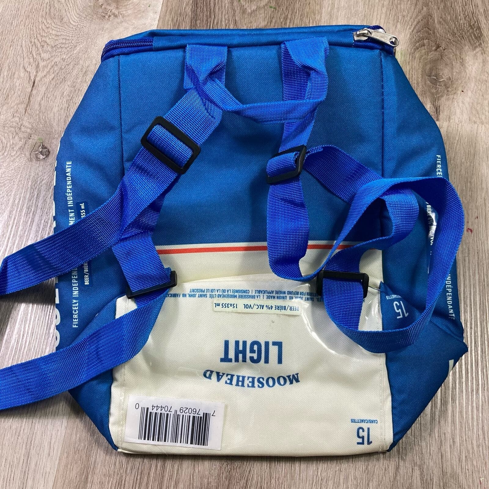 Moosehead Light Beer Backpack Cooler 15 Can Capacity Blue Insulated Vintage - Thumbnail 2