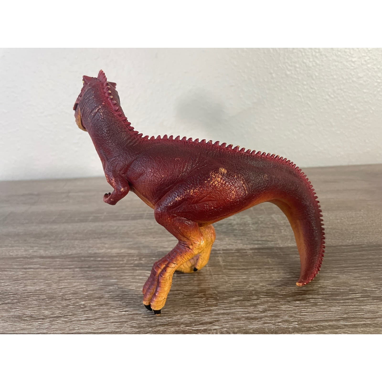 Schleich Giganotosaurus Dinosaur Toy Figure 16464 Red Orange Movable Jaw 10 Inch - Thumbnail 8