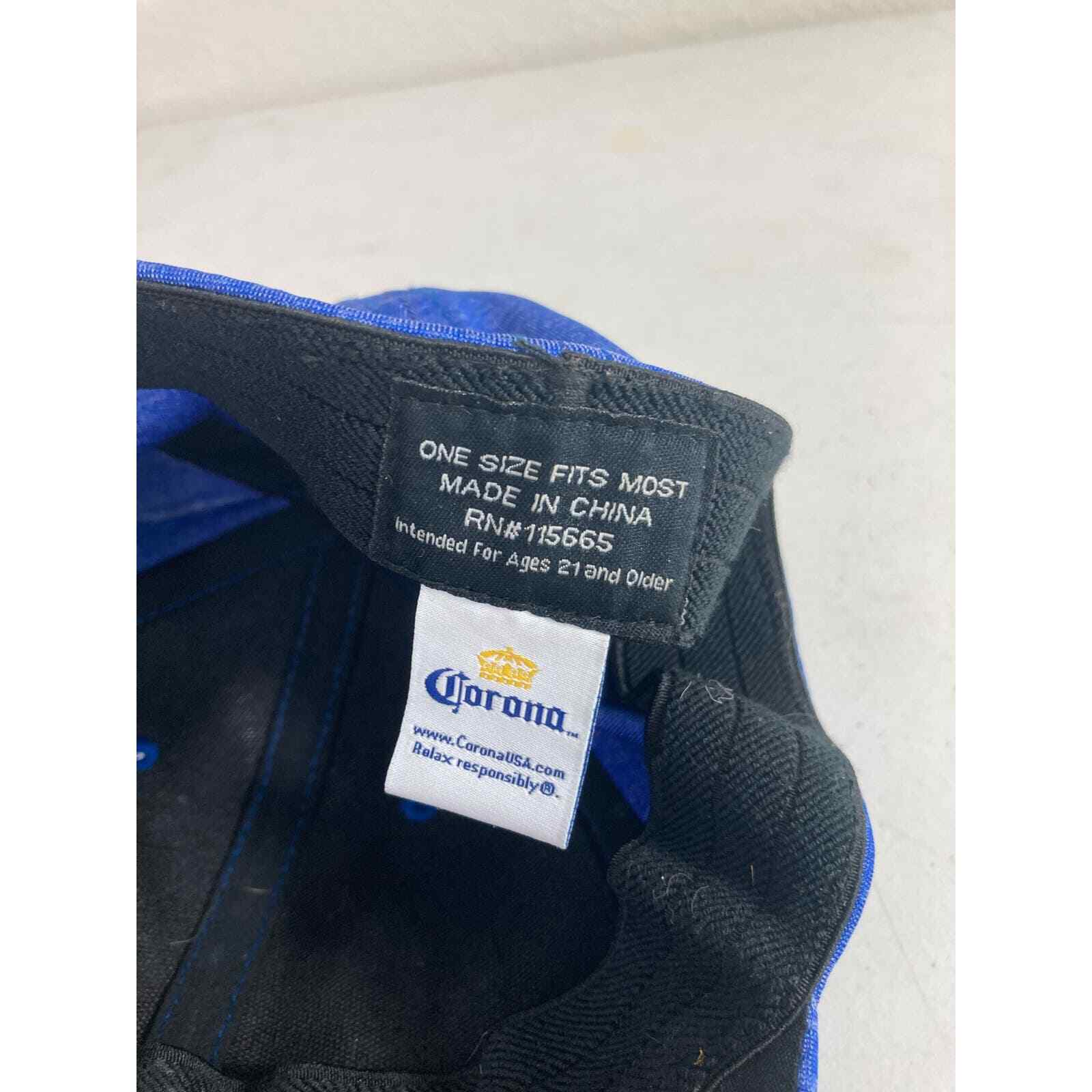 Corona Extra Beer Snapback Hat Unisex Blue Adjustable Brewery Dad Hat Casual - Thumbnail 7