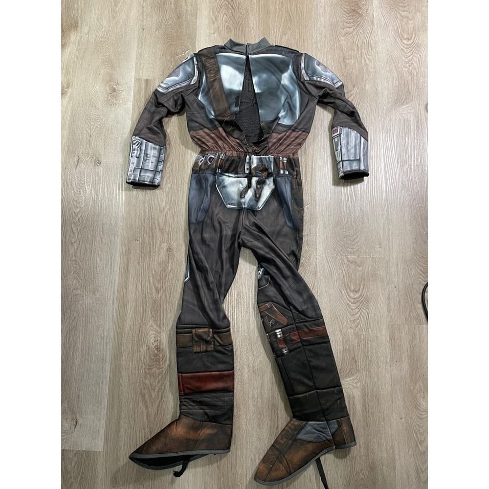 Star Wars The Mandalorian Beskar Armor Child Costume Medium Halloween Boys - Thumbnail 6