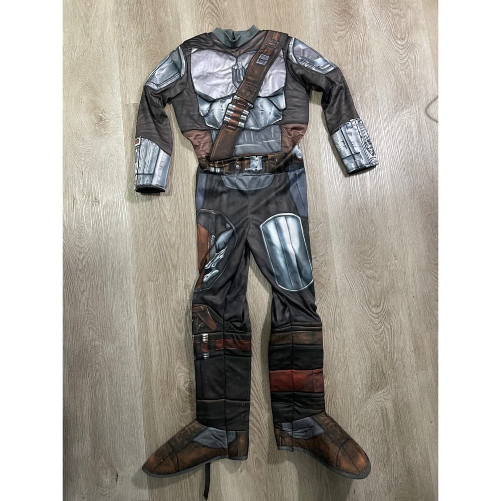 Star Wars The Mandalorian Beskar Armor Child Costume Medium Halloween Boys - Thumbnail 7