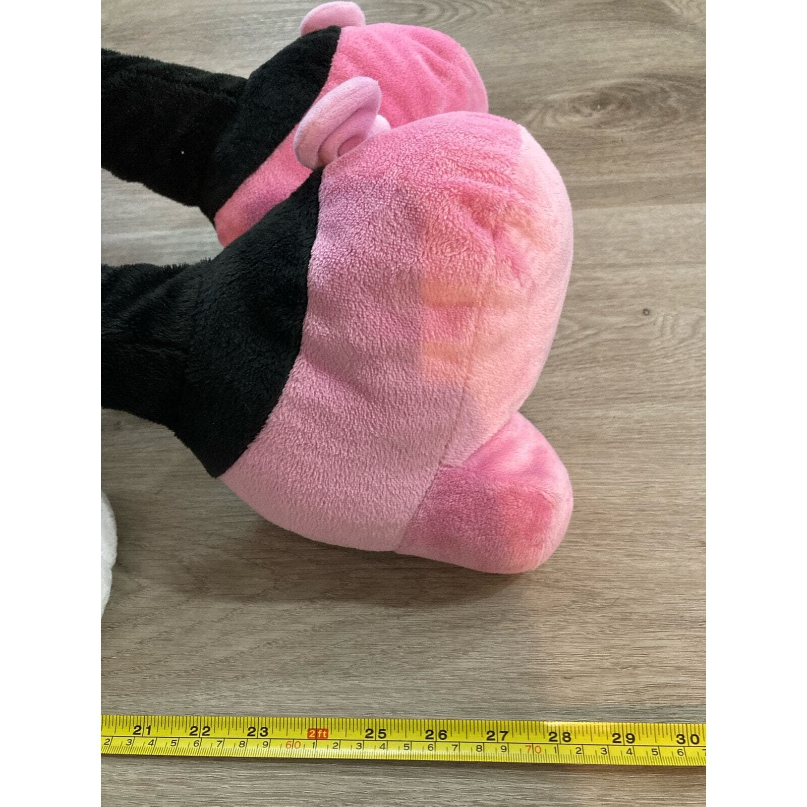 Disney Store Minnie Mouse Plush 27" Jumbo Toy Plushie Pink Polka Dots Dress - Thumbnail 4