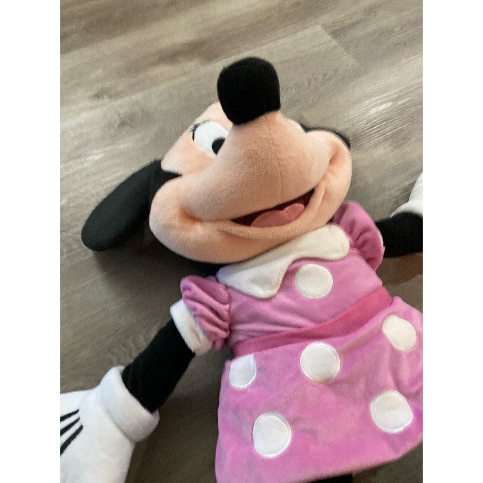 Disney Store Minnie Mouse Plush 27" Jumbo Toy Plushie Pink Polka Dots Dress - Thumbnail 11