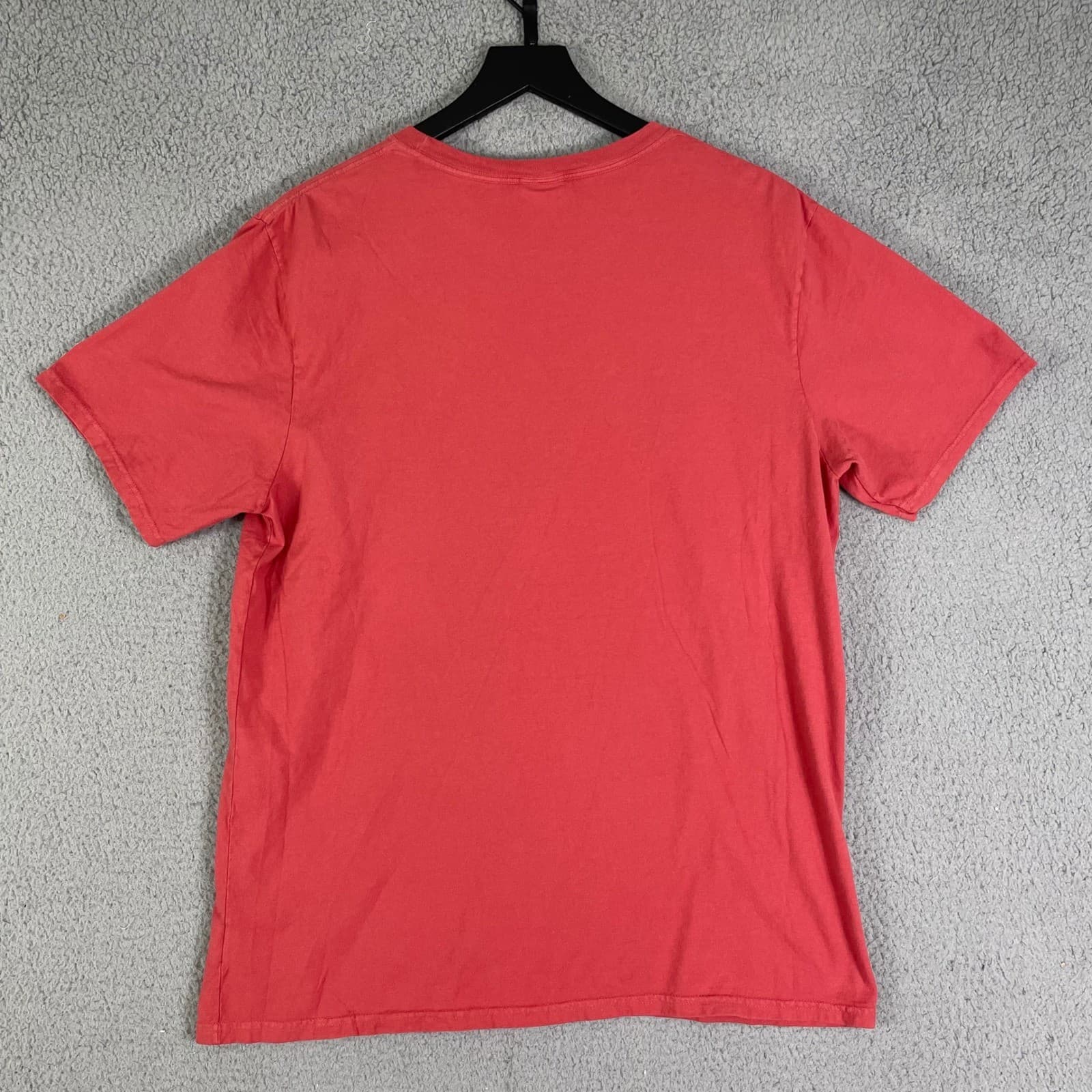 Champion Red Cotton Crewneck Short Sleeve T Shirt Men's Medium C Logo - Thumbnail 6