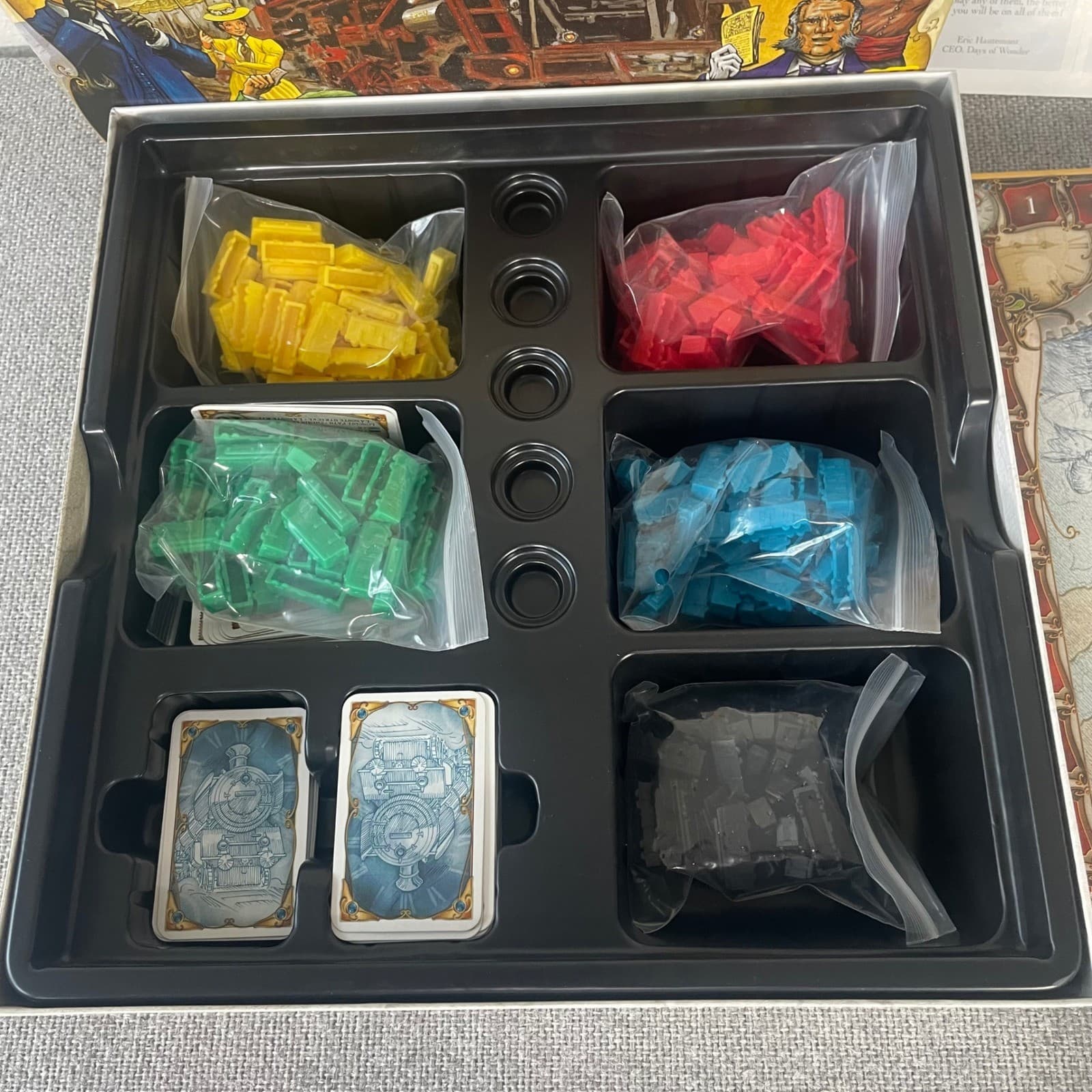 Ticket to Ride Board Game Days of Wonder Alan Moon Train Adventure Complete - Thumbnail 8