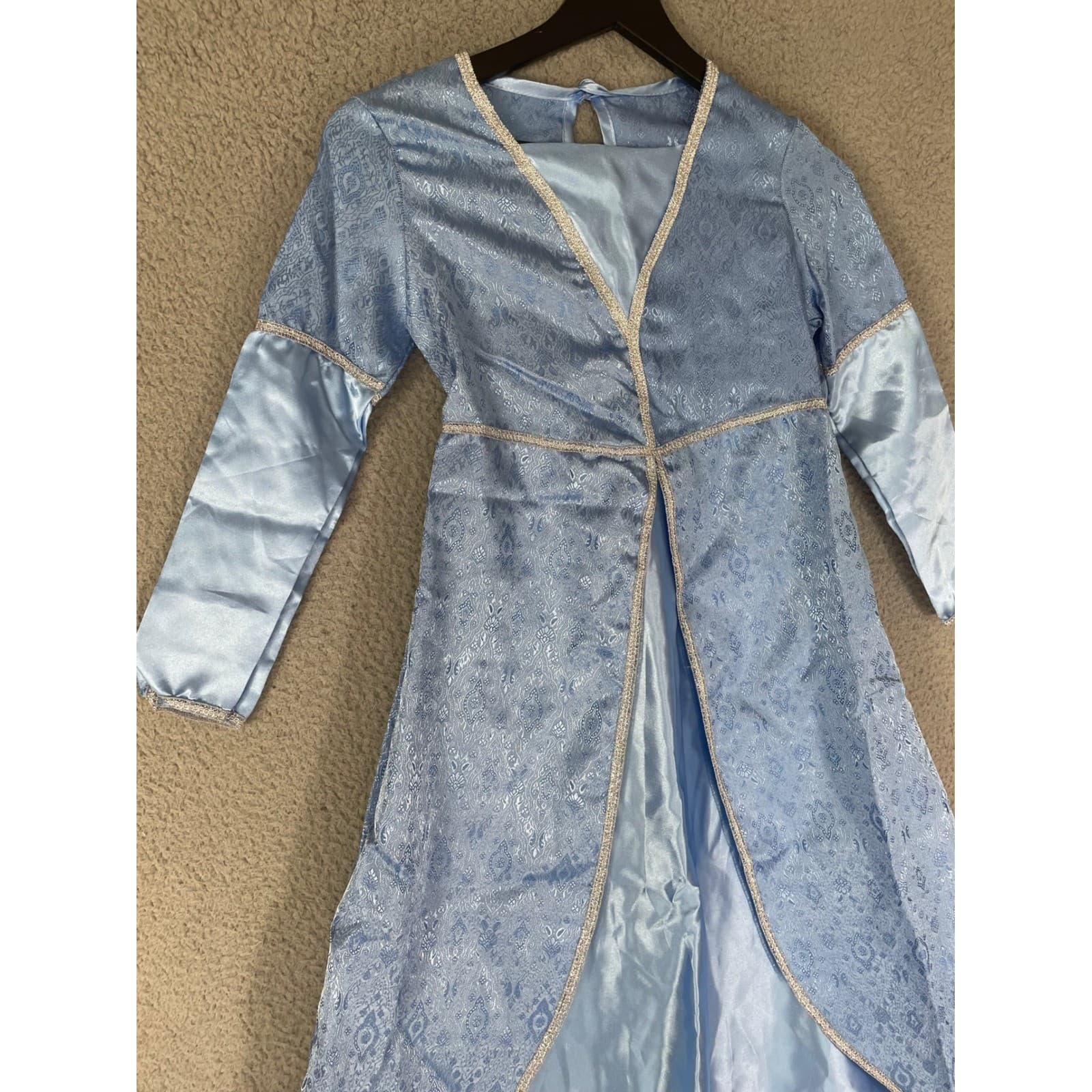 DreamWorks Shrek the Third Princess Fiona Blue Dress Costume Girls Medium - Thumbnail 7
