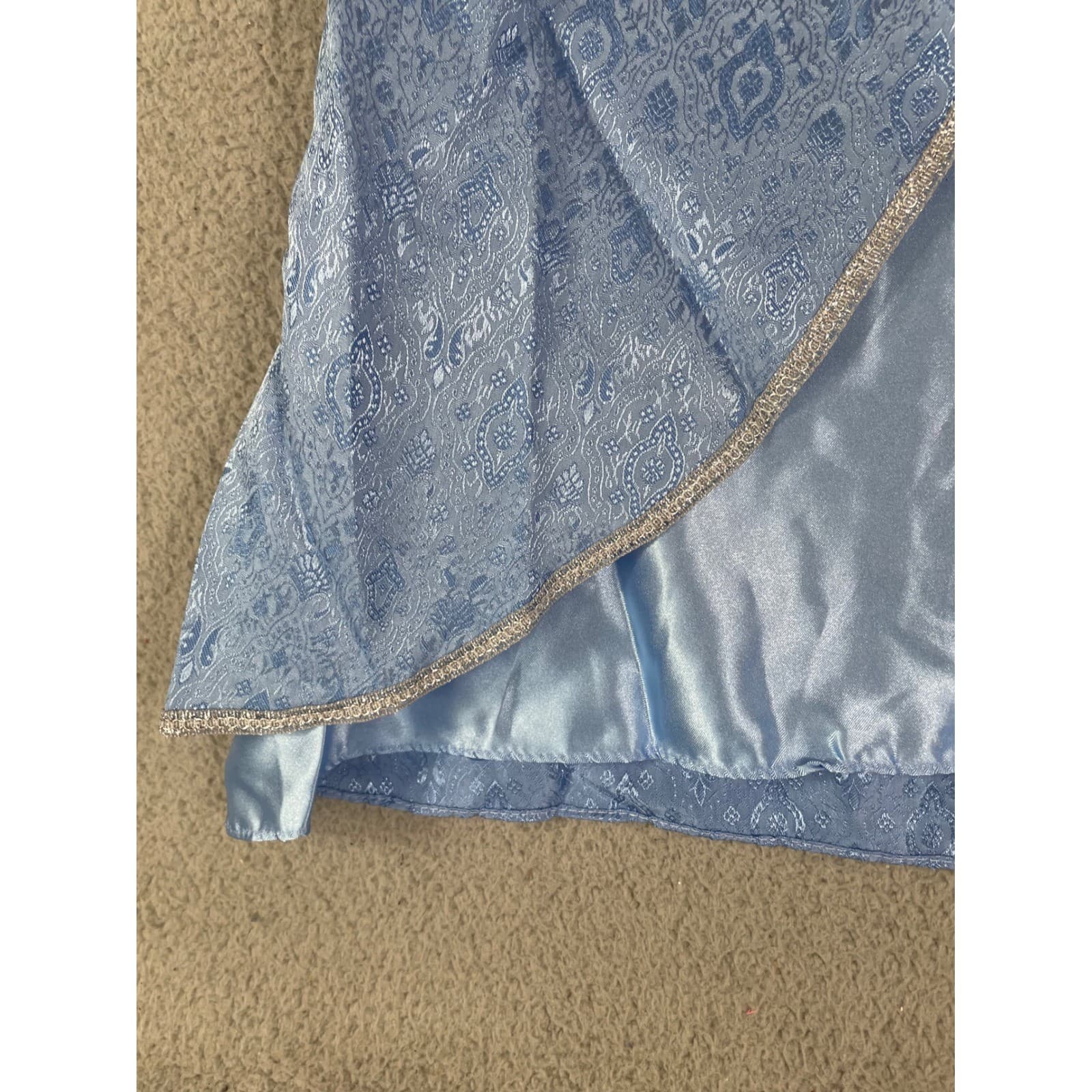 DreamWorks Shrek the Third Princess Fiona Blue Dress Costume Girls Medium - Thumbnail 9
