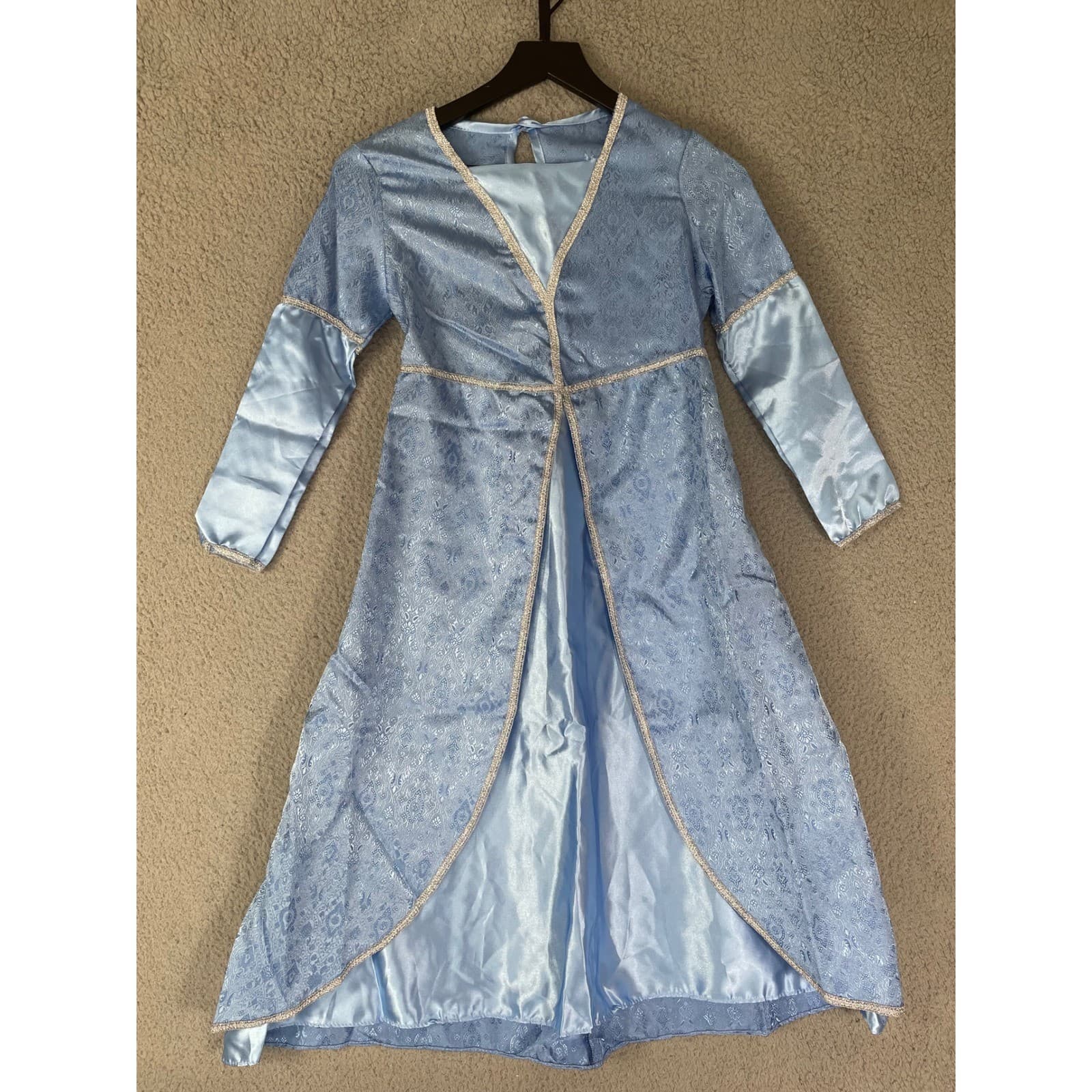 DreamWorks Shrek the Third Princess Fiona Blue Dress Costume Girls Medium - Thumbnail 5