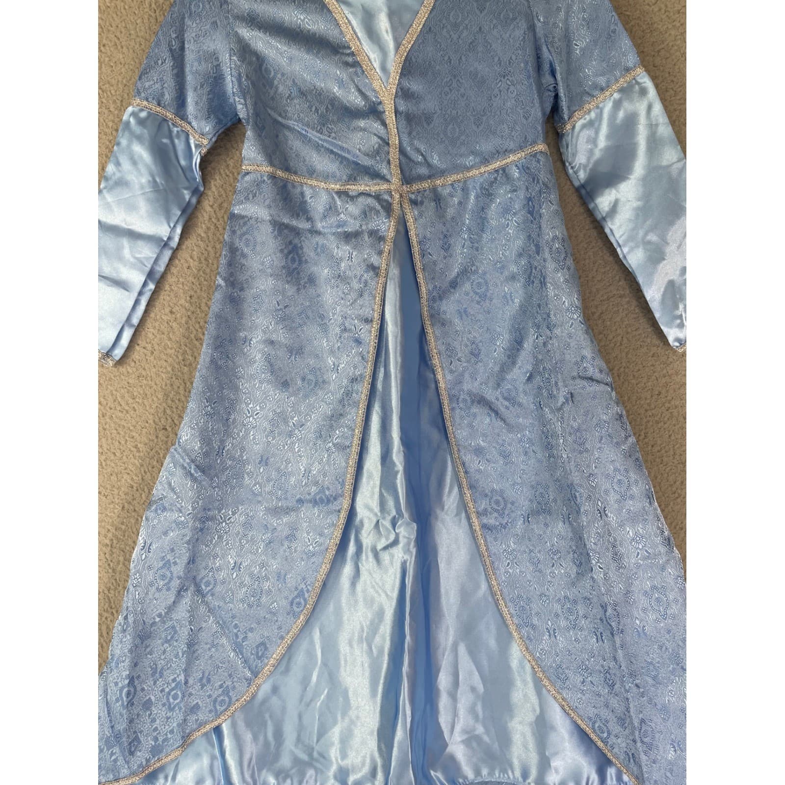 DreamWorks Shrek the Third Princess Fiona Blue Dress Costume Girls Medium - Thumbnail 8
