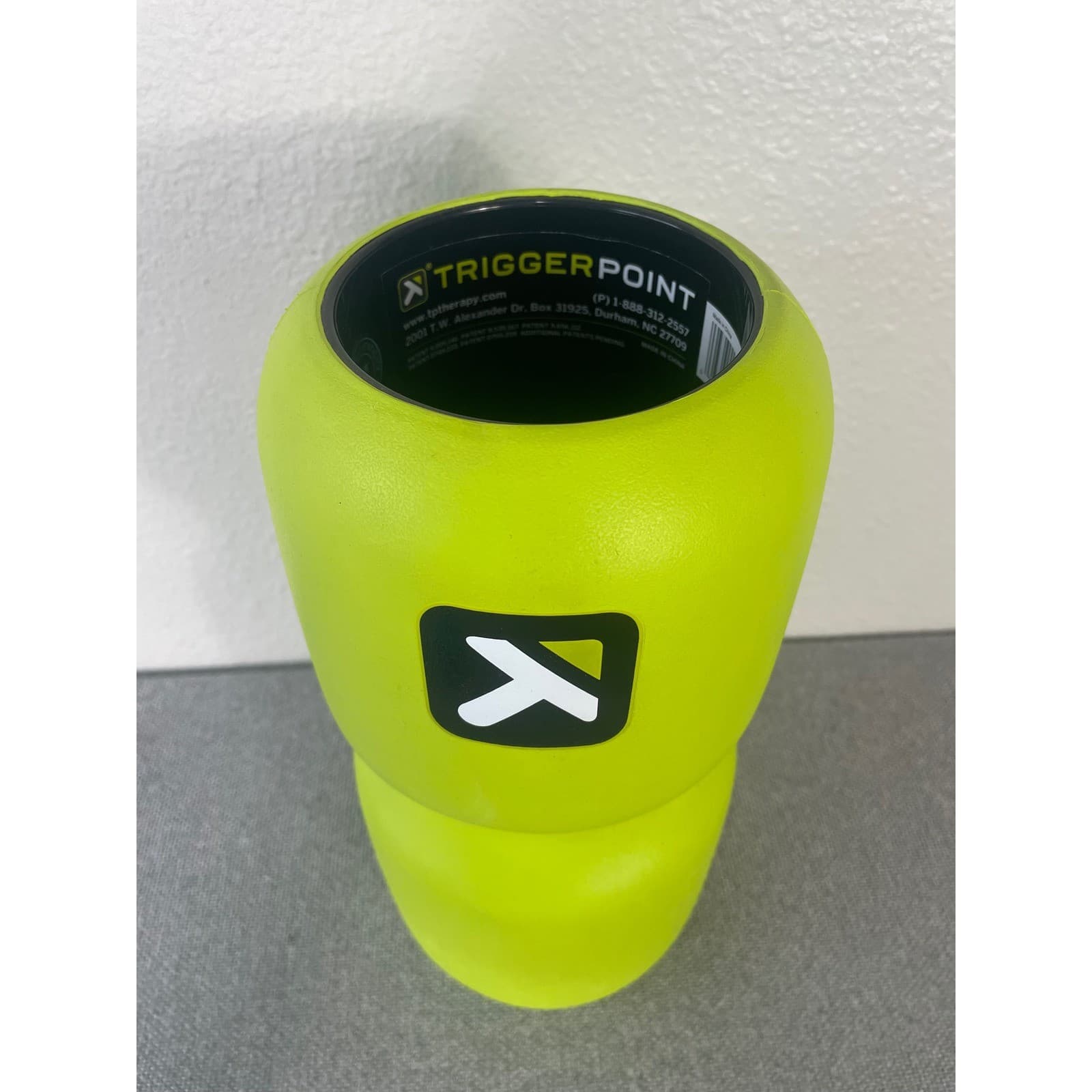 TriggerPoint Channel Roller 13 Foam Massage Recovery Lime Green Deep Tissue Gym - Thumbnail 4