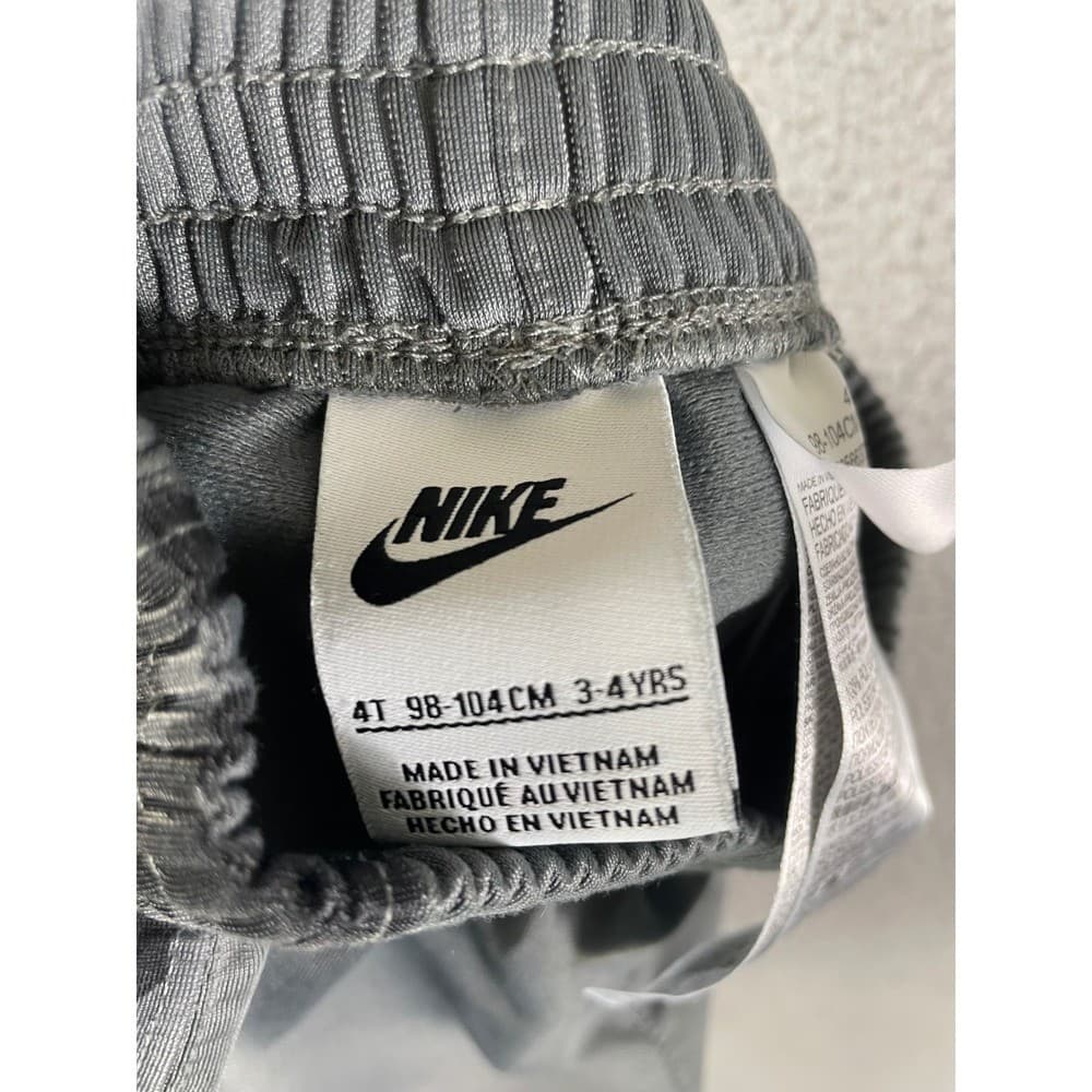 Nike Youth Jogger Pants Gray Black Camo Side Panels Red Logo Athletic - Thumbnail 5