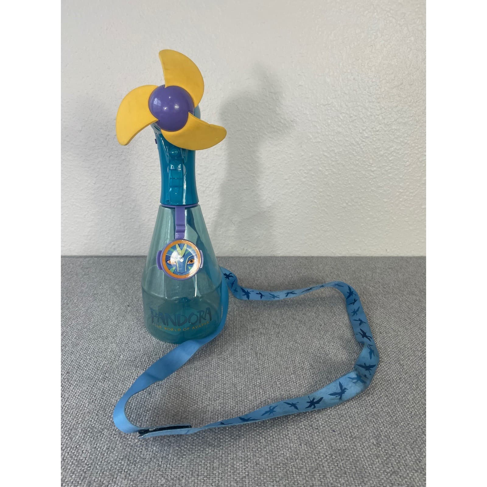 Disney Parks Pandora The World of Avatar Misting Fan Blue Teal Lanyard Spray - Thumbnail 2