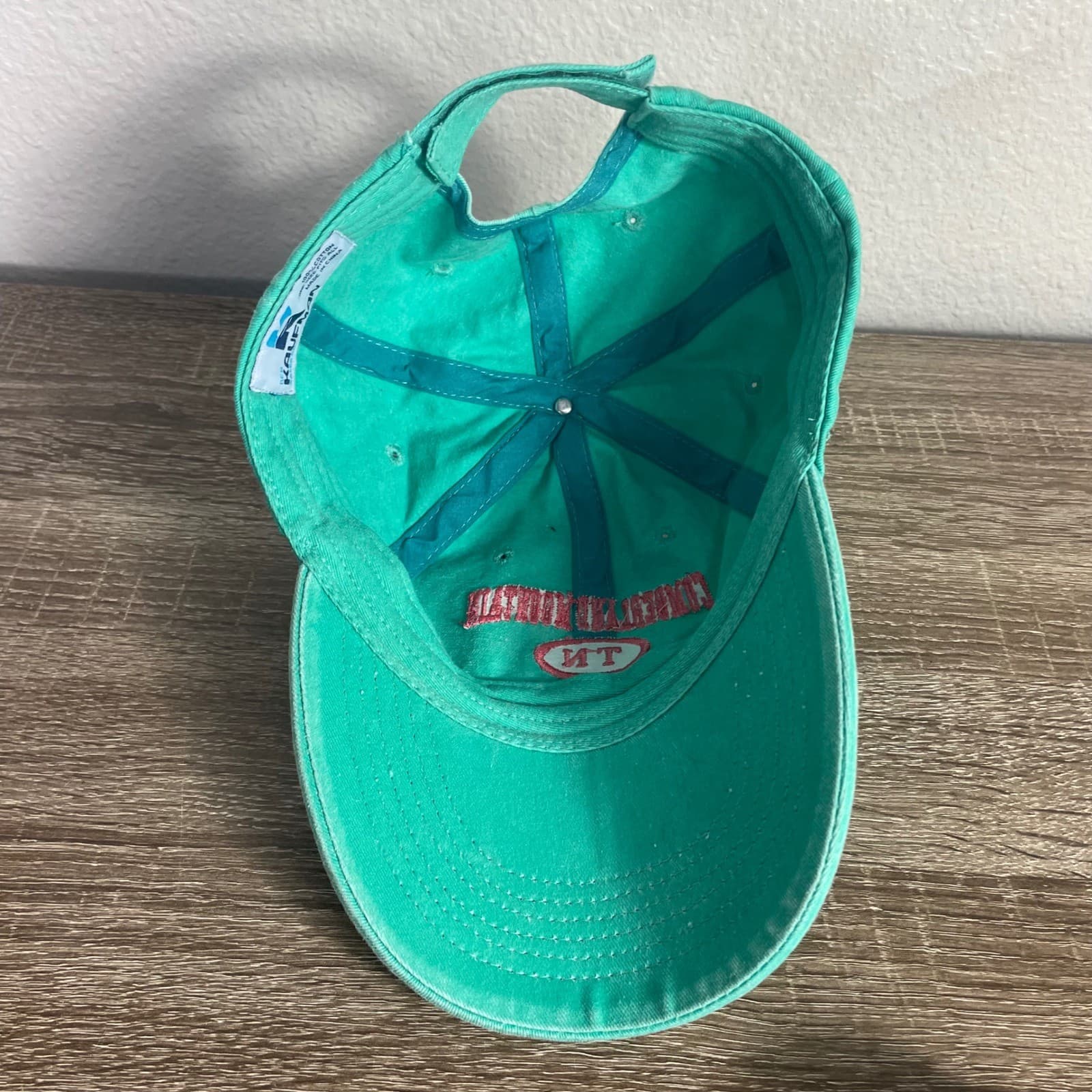Vintage Dad Hat Cumberland Mountain State Park TN Green Strapback Cap USA - Thumbnail 8