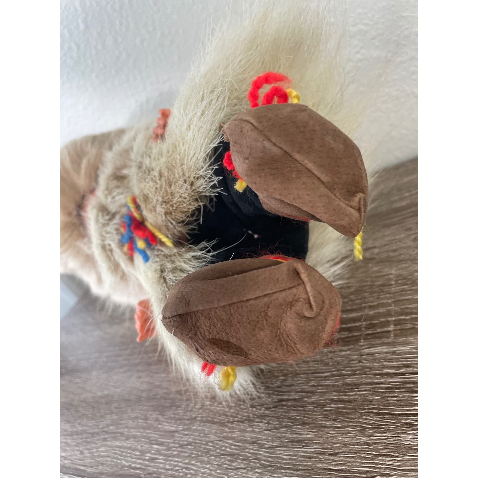 Vintage Sami Arctic Doll 15 Inuit Alaska Fur Outfit Native Souvenir Figure - Thumbnail 9