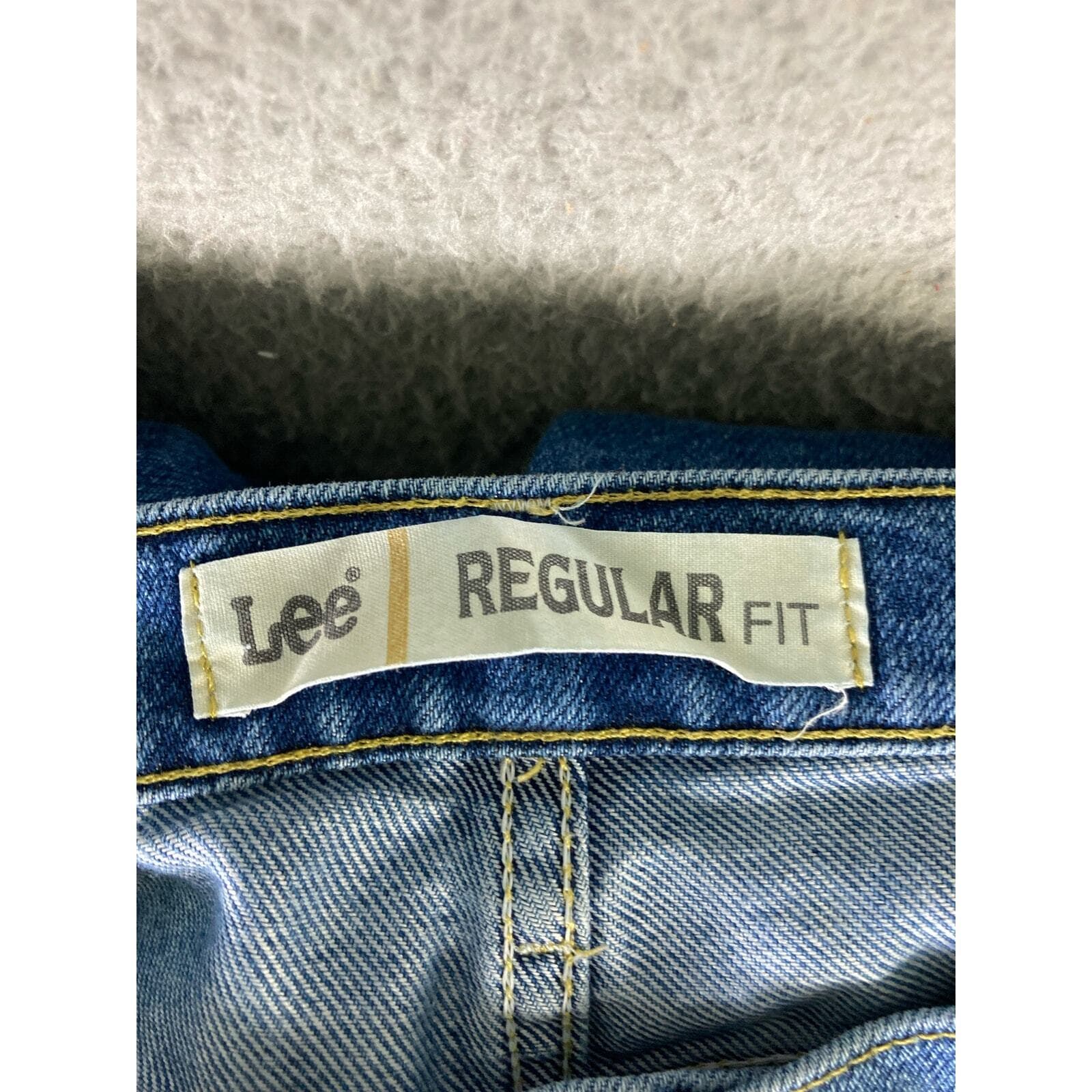 Lee Men's Straight Reg Fit Denim Jeans Blue Size 52 x 29 High Rise - Thumbnail 2