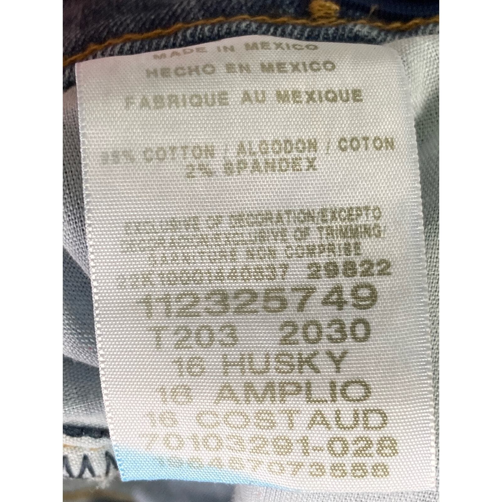 Wrangler Men's Classic Straight Jeans Blue Size M Durable 32 x 28 - Thumbnail 4