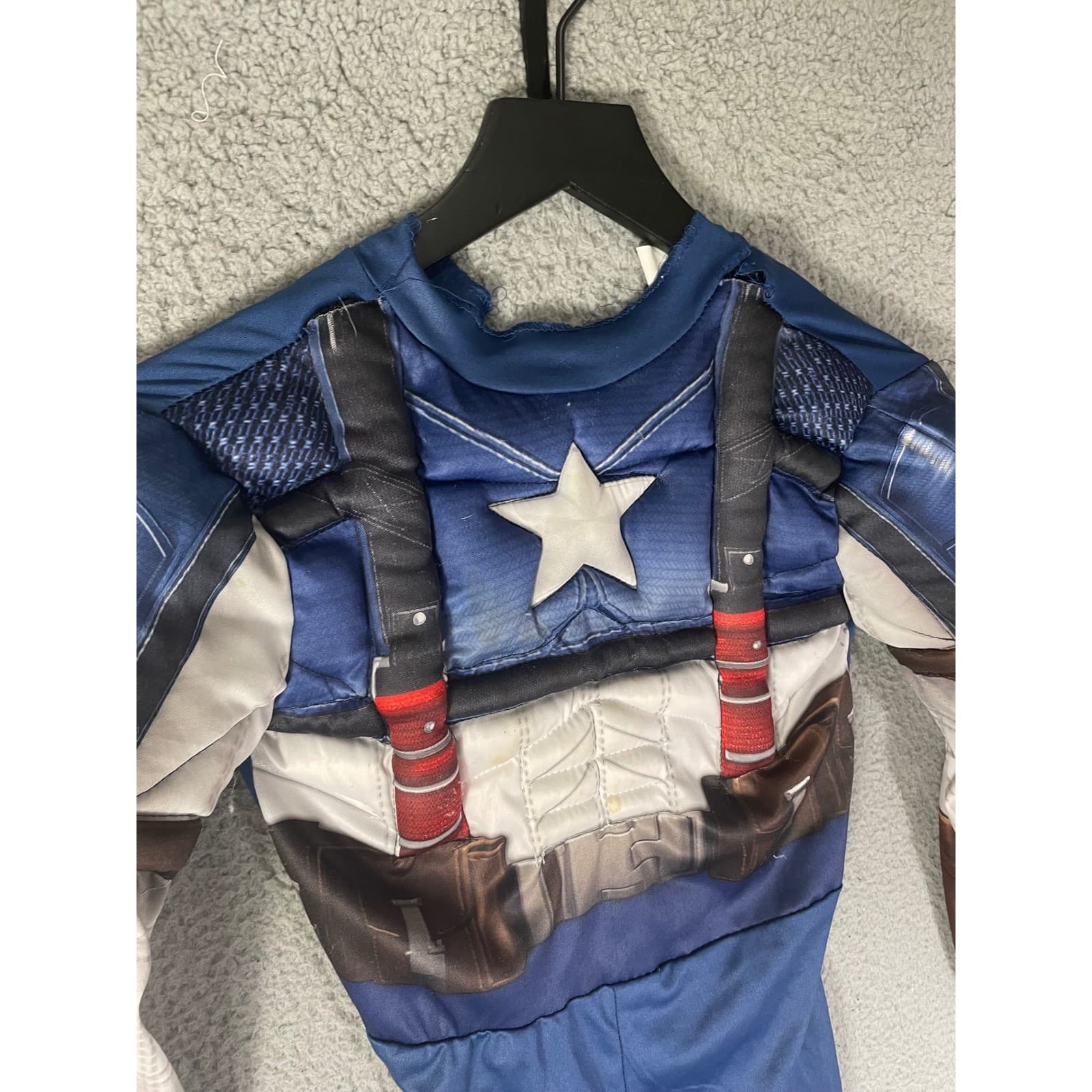 Marvel Captain America The Winter Soldier Costume Medium Kids Halloween - Thumbnail 5