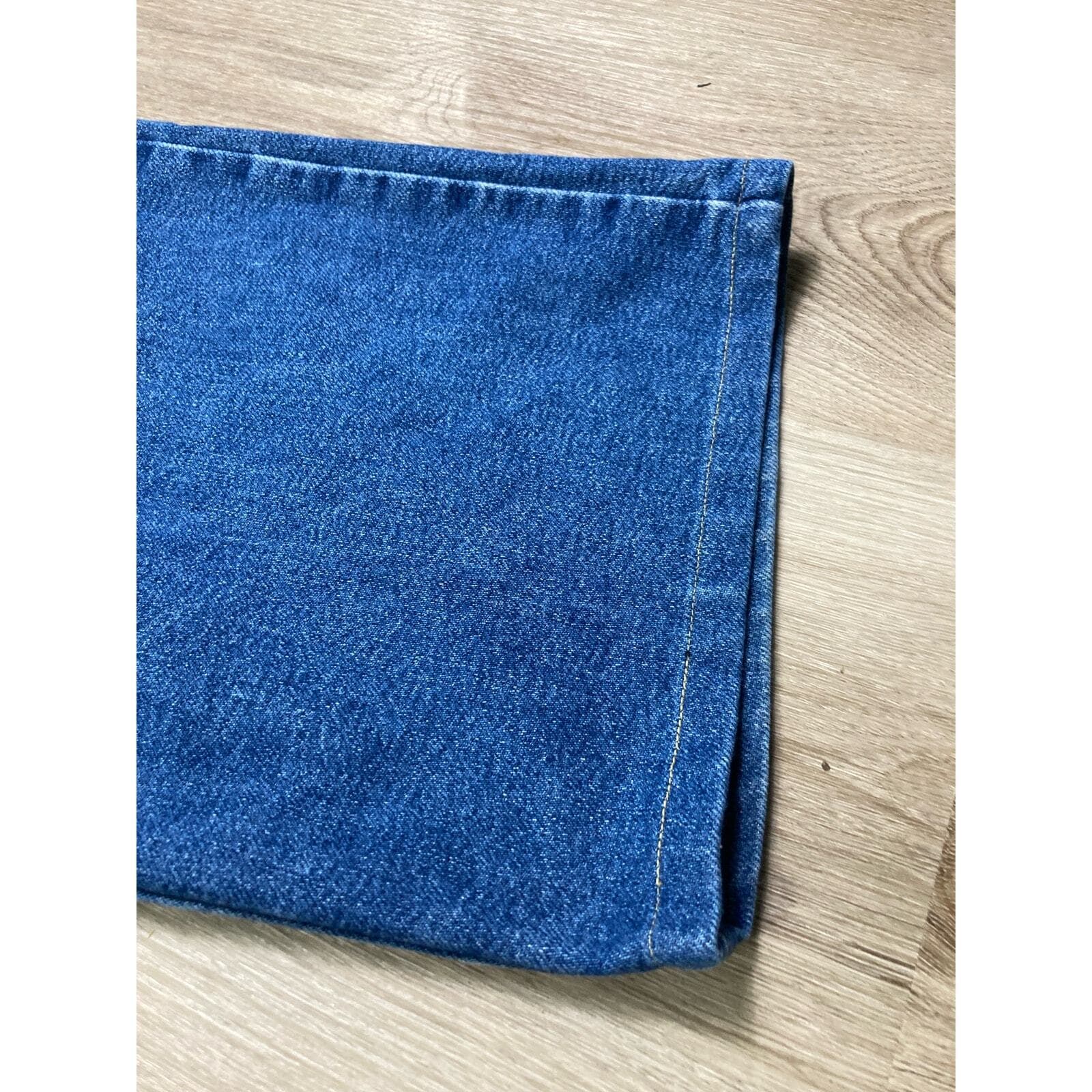 Lee Men's Straight Reg Fit Denim Jeans Blue Size 52 x 29 High Rise - Thumbnail 7