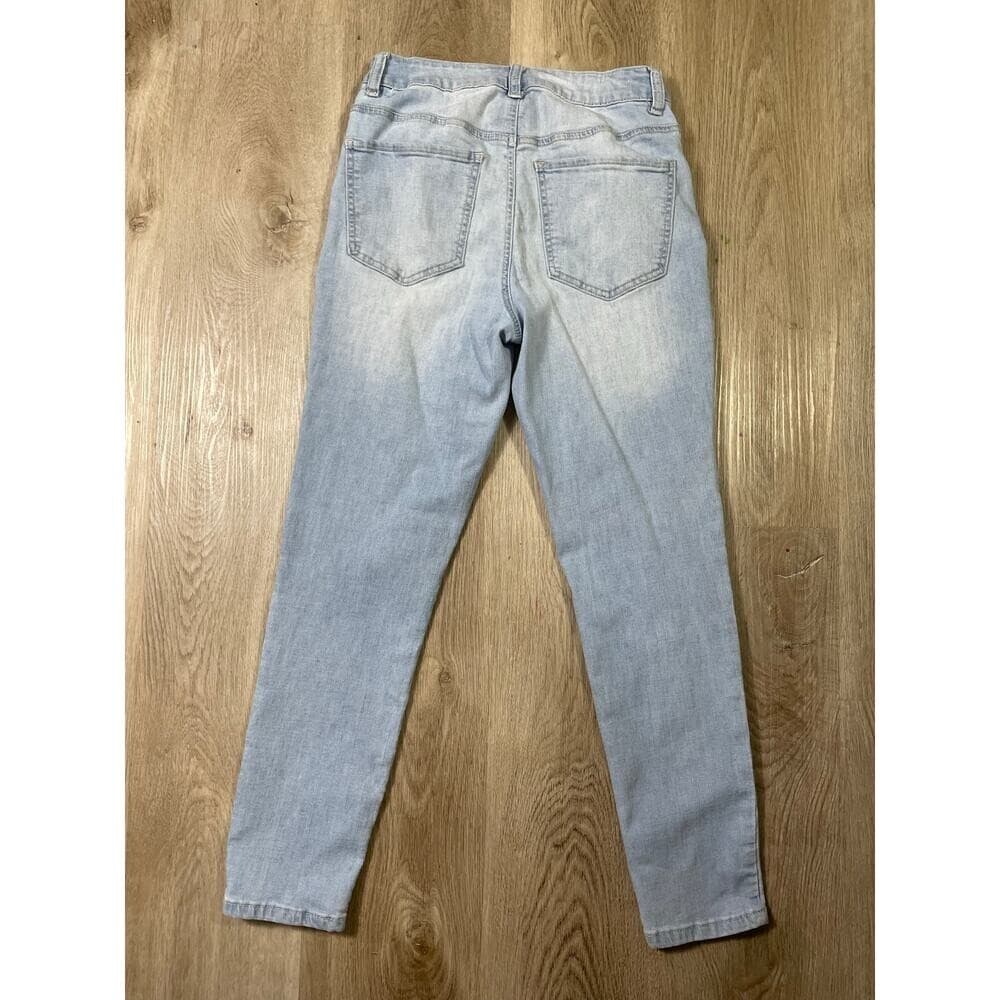 SO High Rise Jegging Jeans Size 0 Light Wash Stretch Slim Fit Denim Casual Y2K - Thumbnail 7