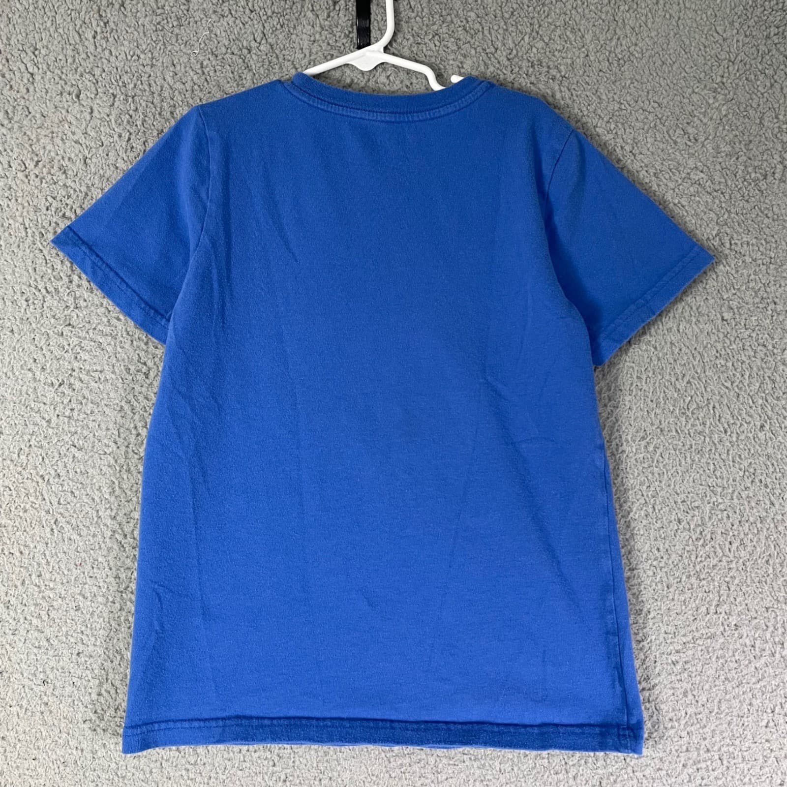 Janie and Jack Boys Blue Cotton T-Shirt Size 8 Pocket Tee Summer Casual School - Thumbnail 6