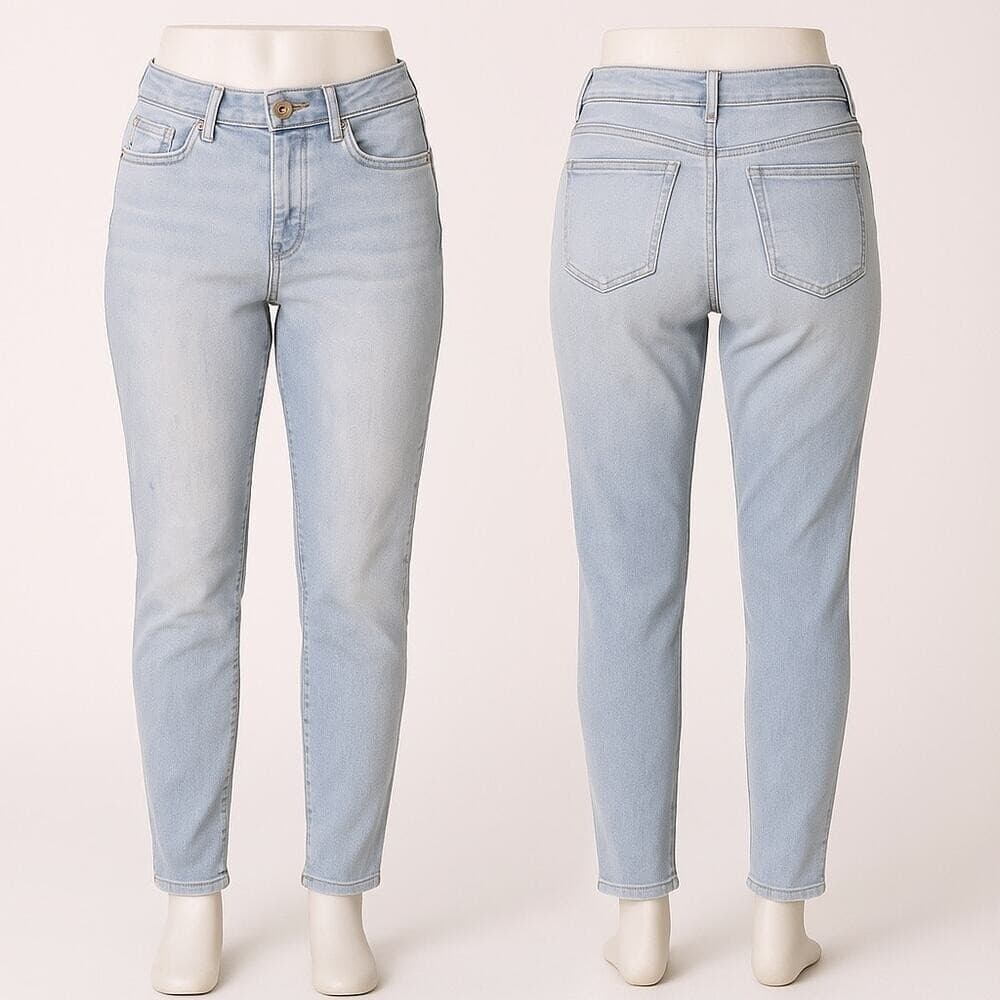 SO High Rise Jegging Jeans Size 0 Light Wash Stretch Slim Fit Denim Casual Y2K - Thumbnail 5