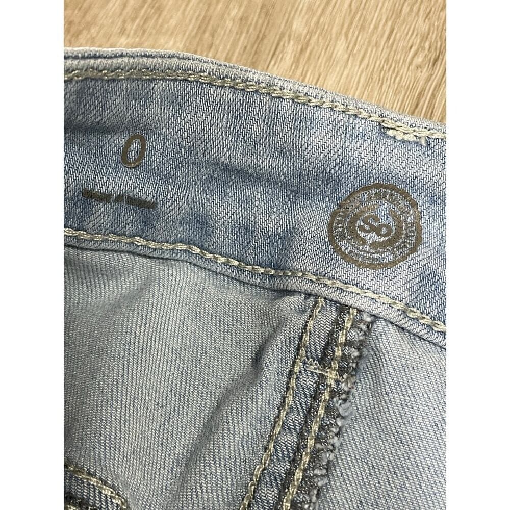 SO High Rise Jegging Jeans Size 0 Light Wash Stretch Slim Fit Denim Casual Y2K - Thumbnail 6