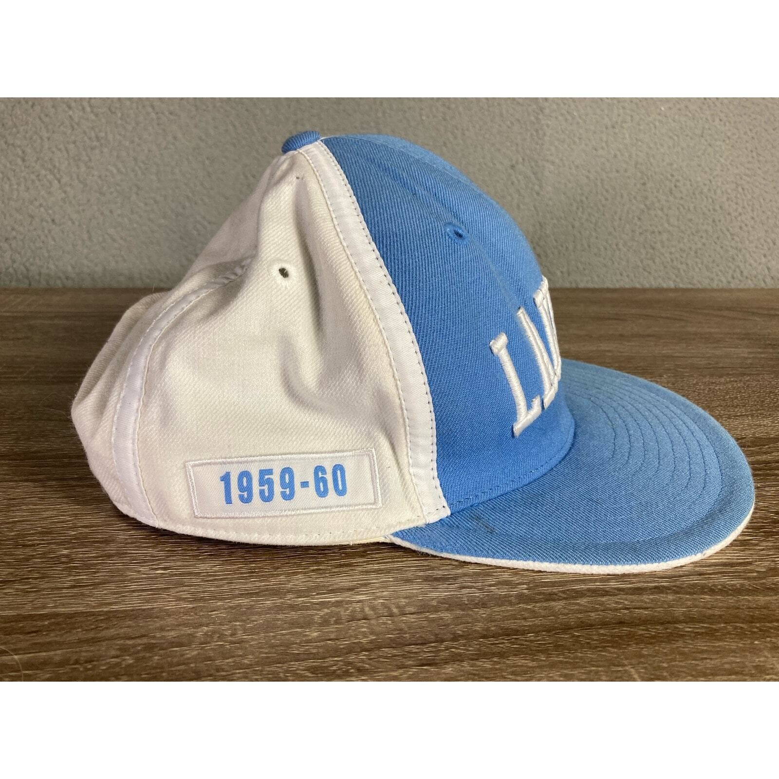 Reebok Los Angeles Lakers NBA Fitted 100% Wool Hat Blue Size 7 5/8 Unisex Adult - Thumbnail 5