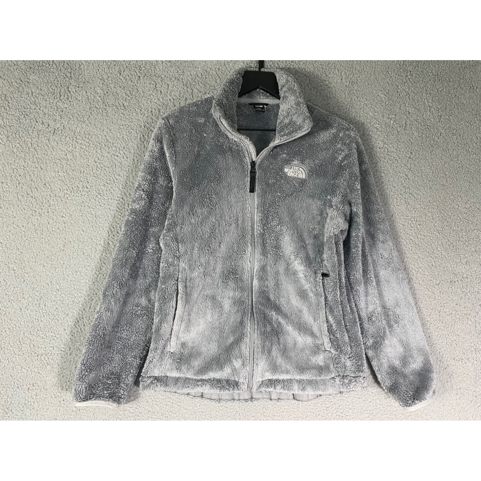 The North Face Women's Gray Fleece Zip Up Jacket Circular Design Size M - Thumbnail 5