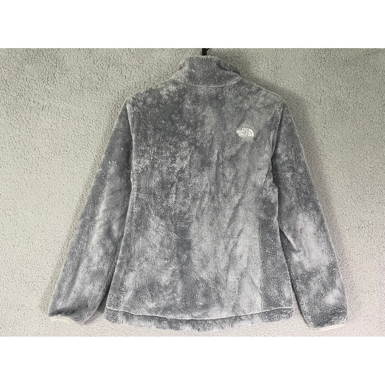 The North Face Women's Gray Fleece Zip Up Jacket Circular Design Size M - Thumbnail 6